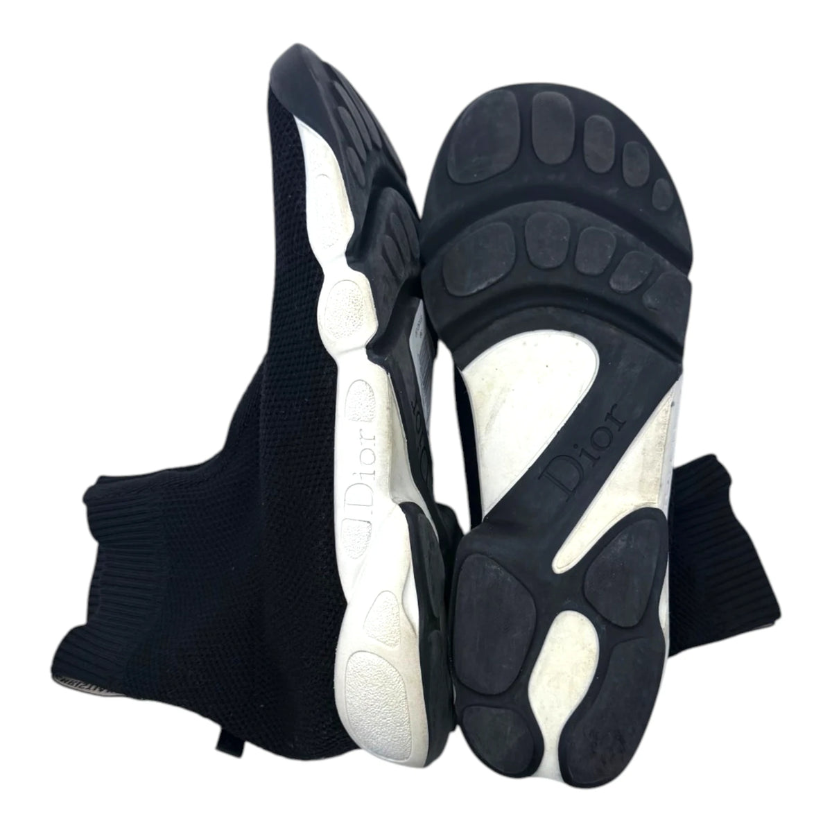 Christian Dior Fusion 2.0 Techinical Knit High-Top Sock Sneakers