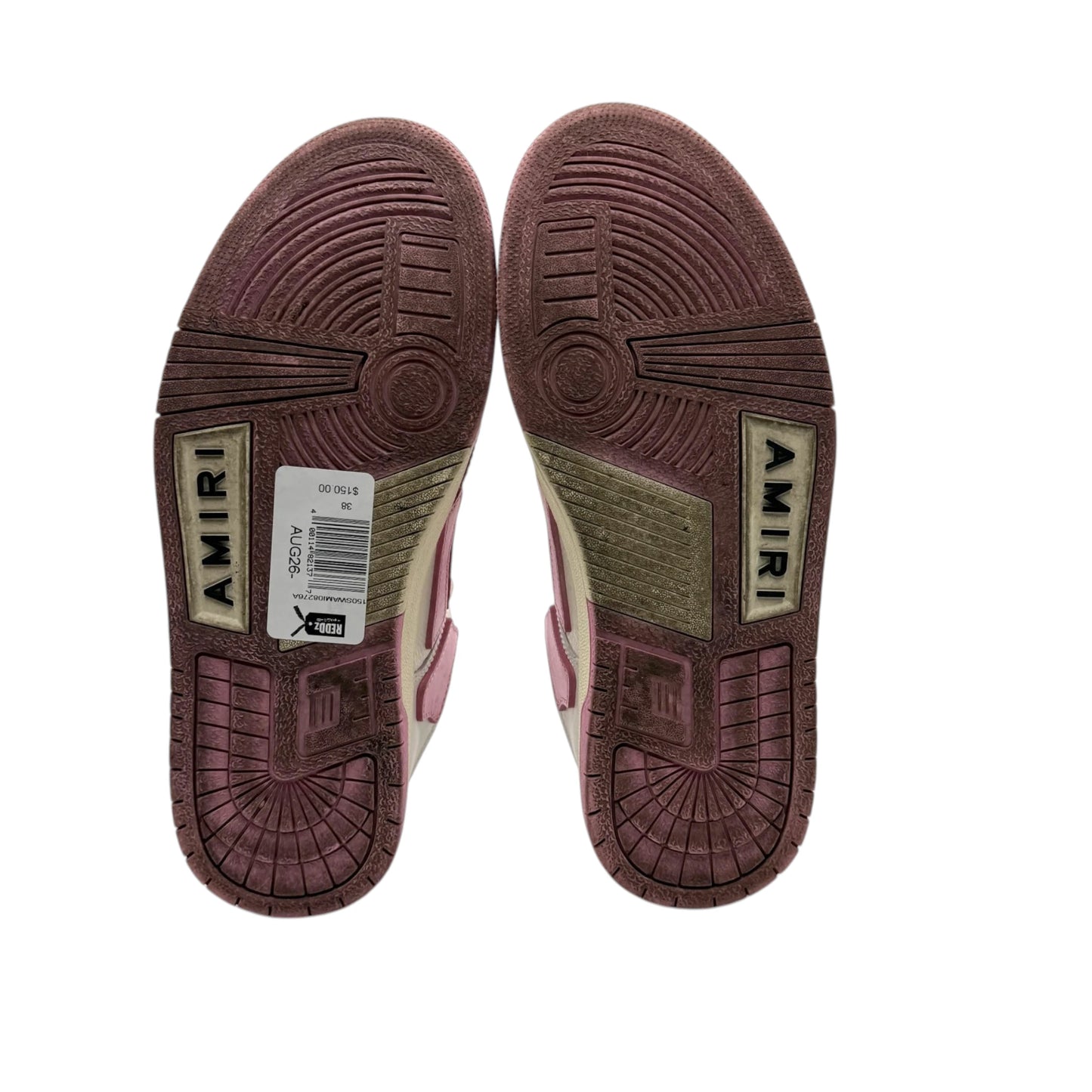 Amiri Pink Skel Sneakers