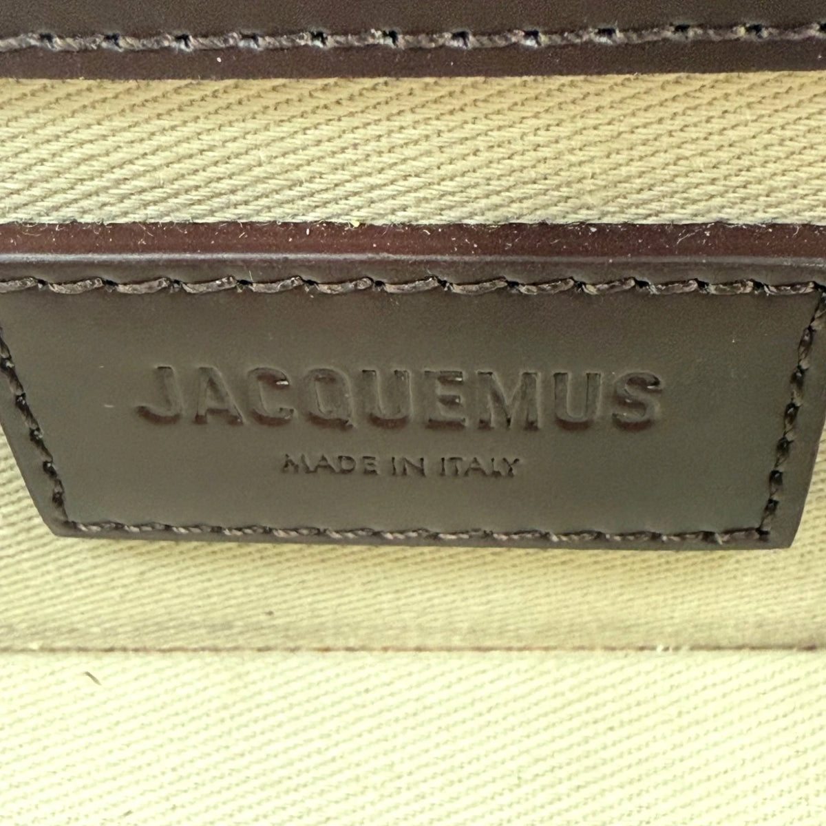 Jacquemus Le Bambino Brown Leather Shoulder Bag