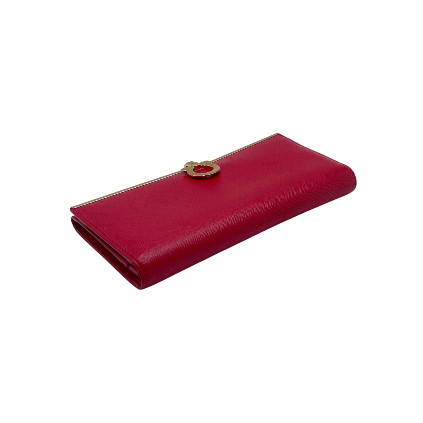 Ferragamo Saffiano Red Wallet