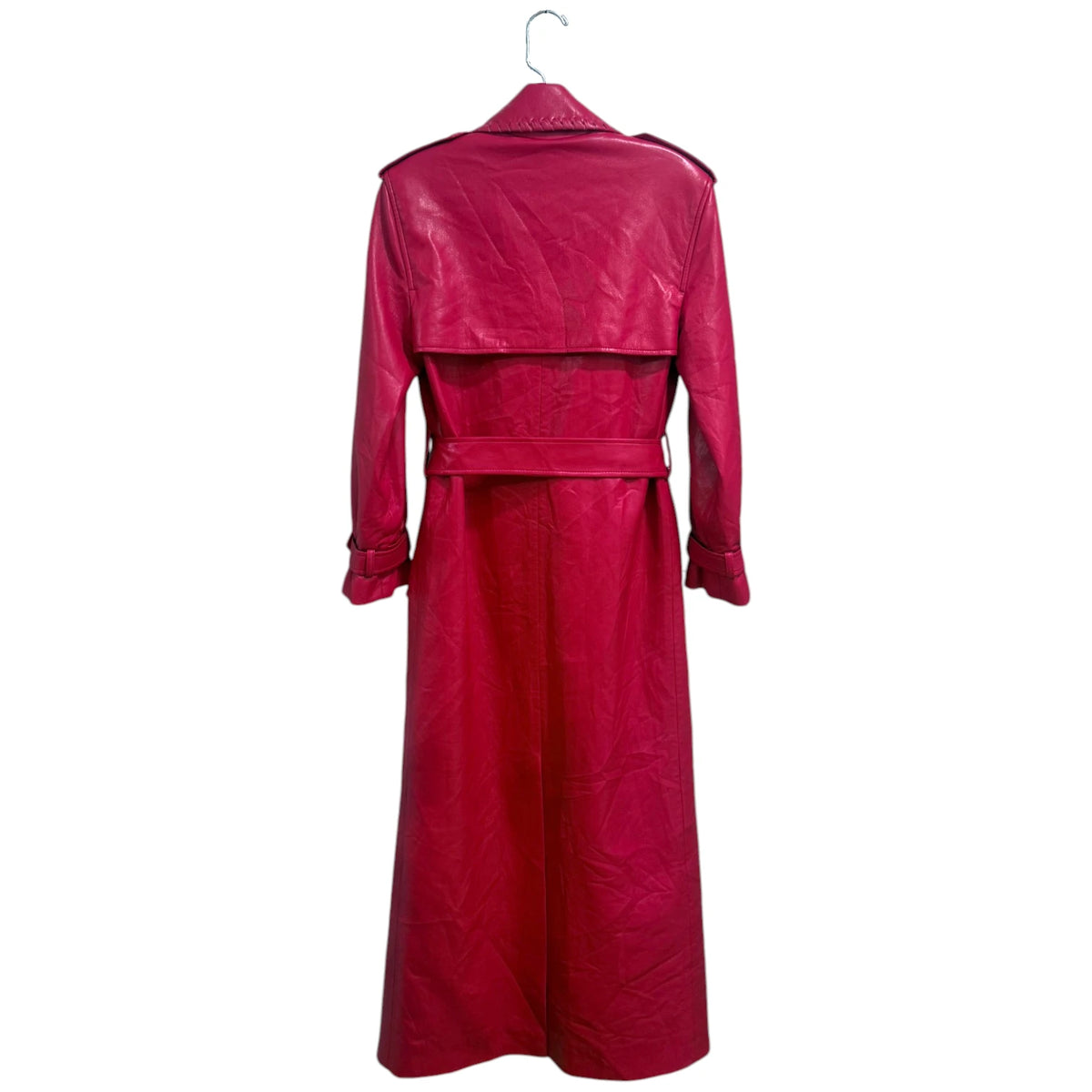 Alice + Olivia Nevada Faux Leather Trench Coat