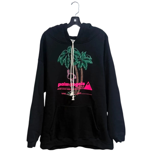 Palm Angel Neon Palm Tree Flamingo Hoodie