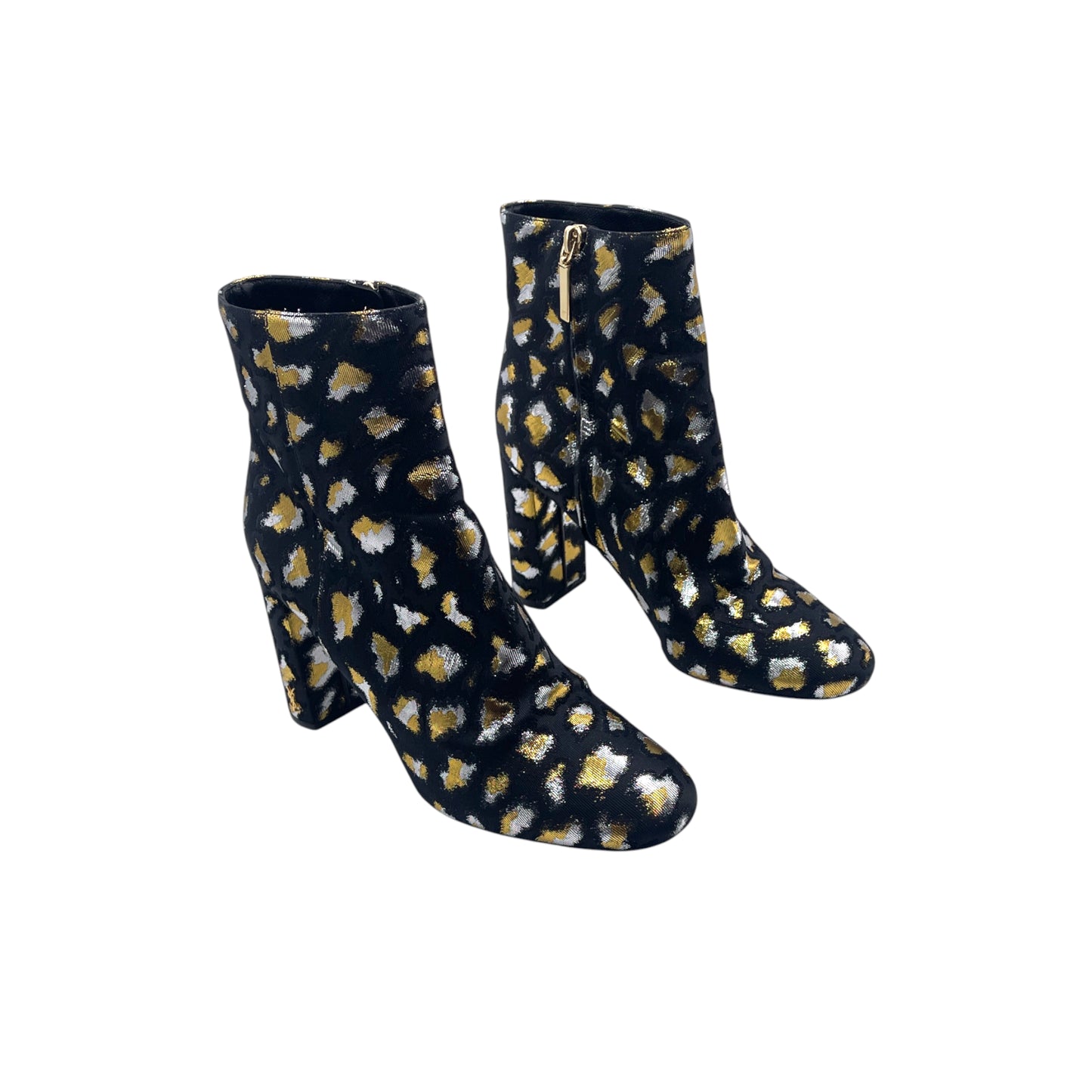Saint Laurent Metallic Leopard Boot