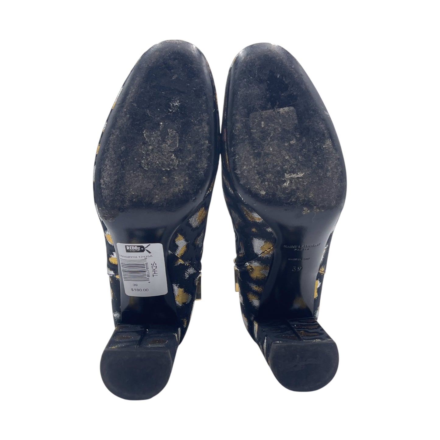 Saint Laurent Metallic Leopard Boot