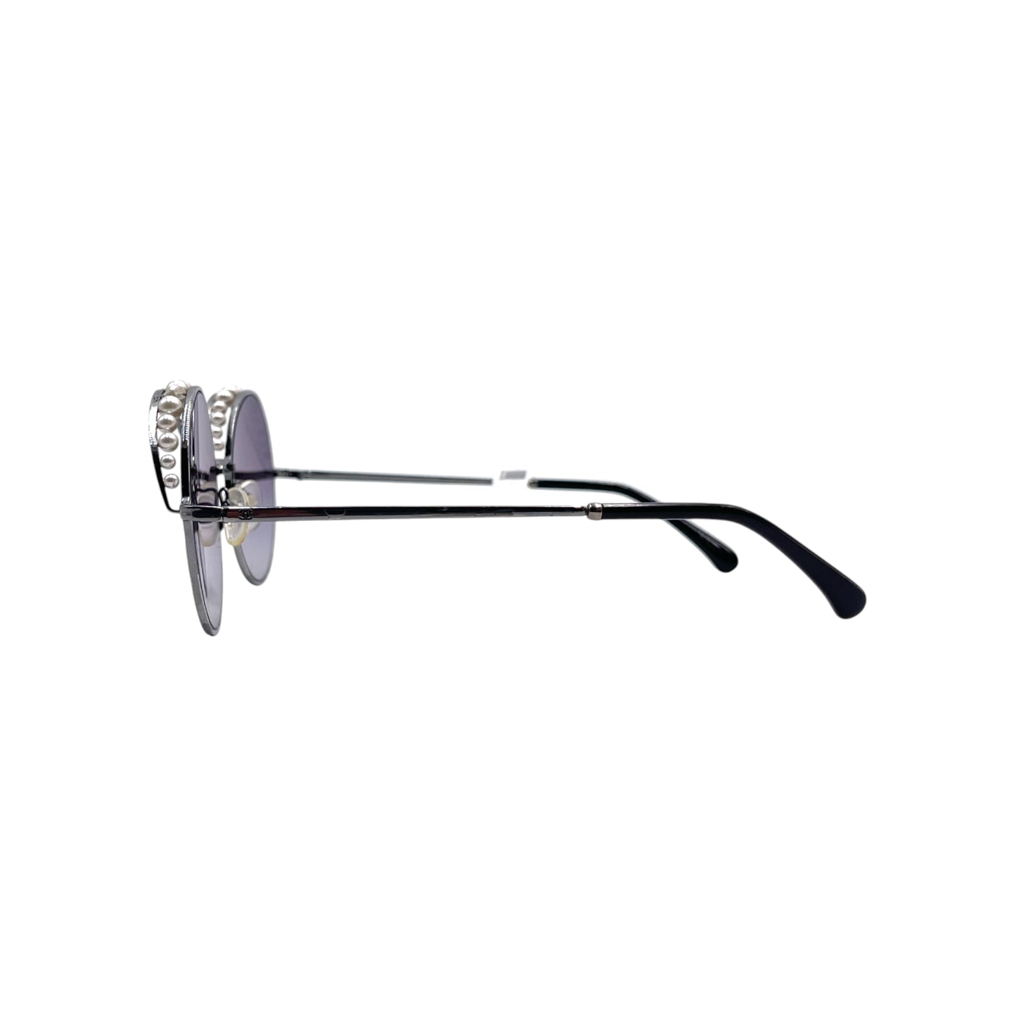 Chanel Pearl Round Sunglasses