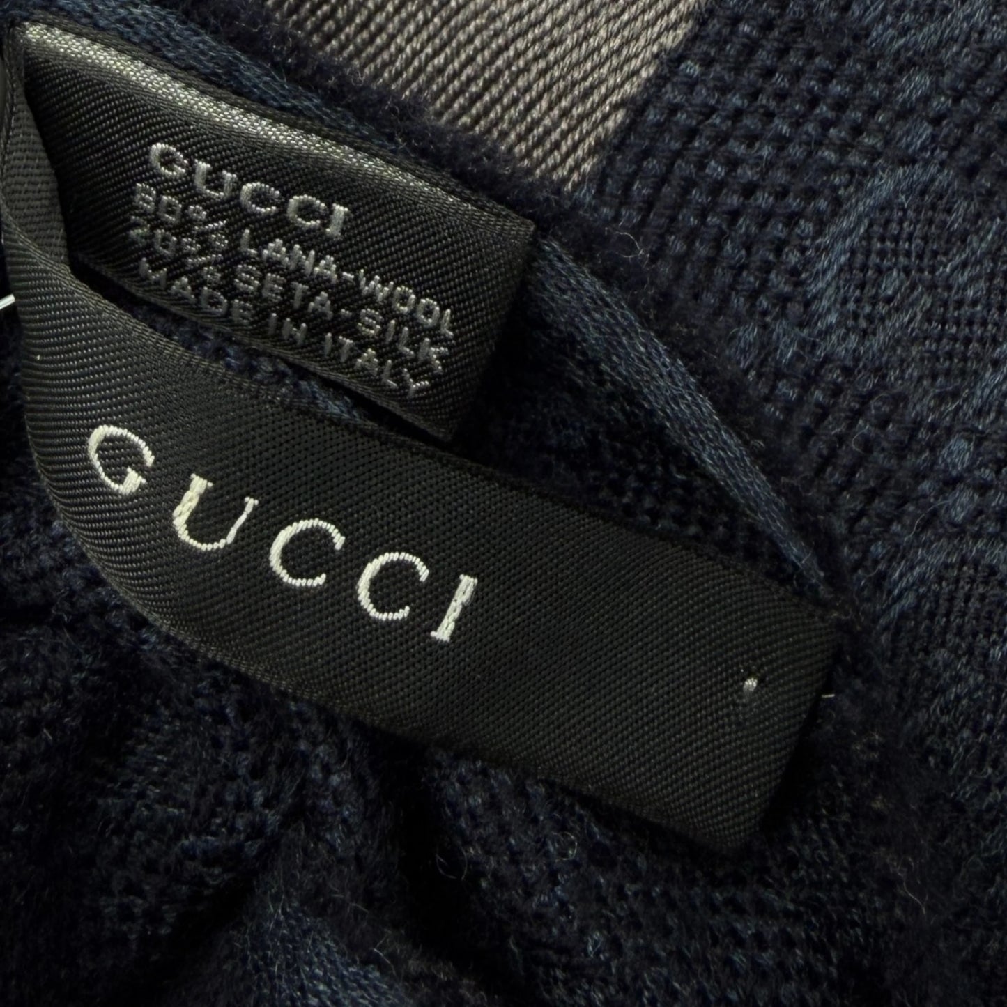 Gucci GG Wool-Silk Scarf