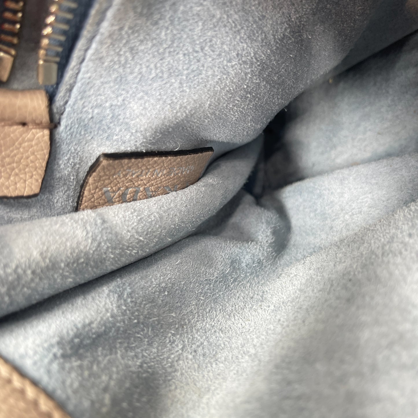 Prada Beige Leather Flap Messenger Bag