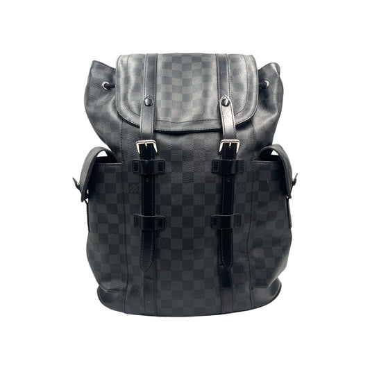 L.V Damier Graphite Christopher PM Backpack