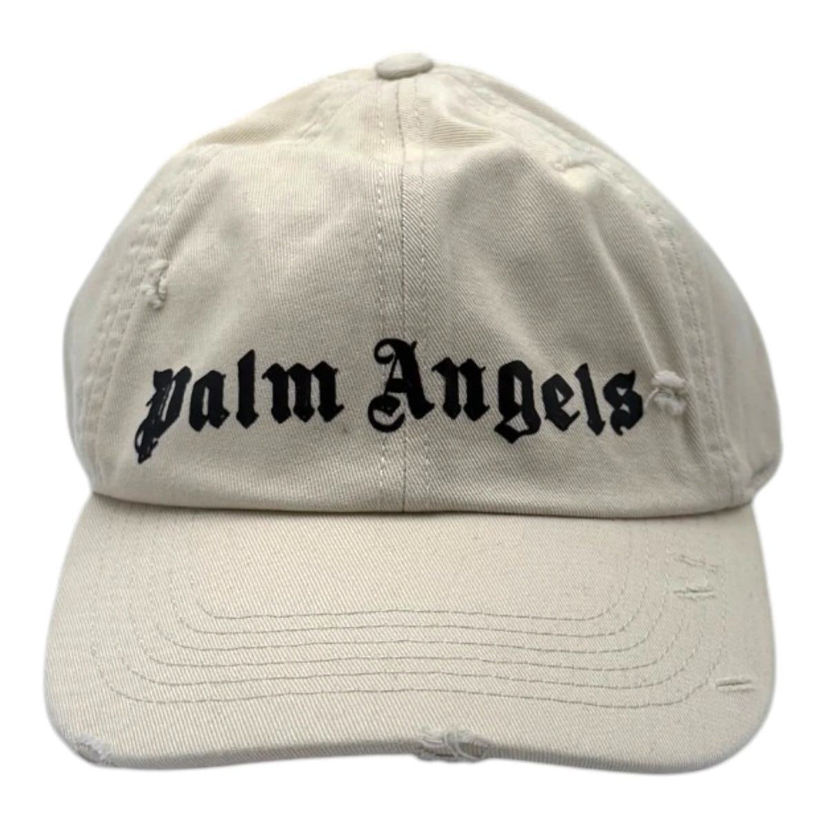 Palm Angels Distressed Logo Cap