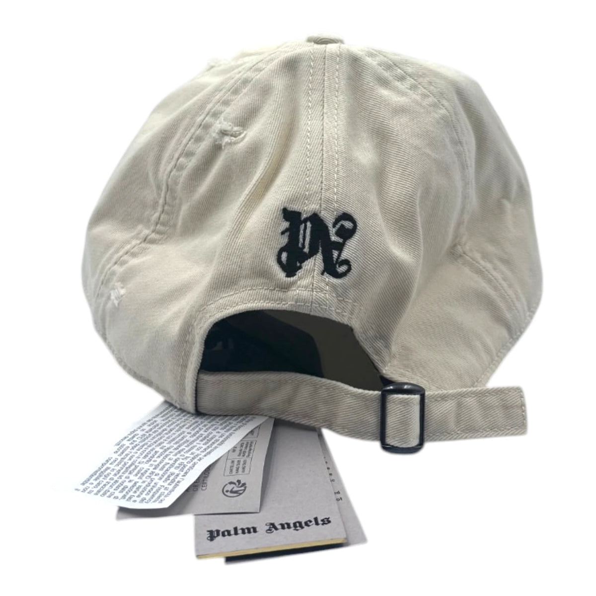 Palm Angels Distressed Logo Cap