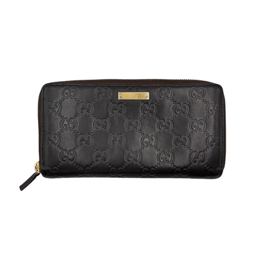 Gucci Guccissima Zip Around Wallet