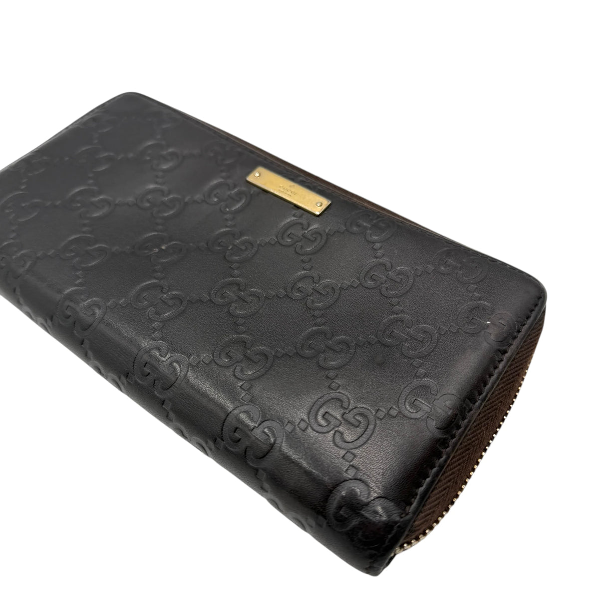Gucci Guccissima Zip Around Wallet
