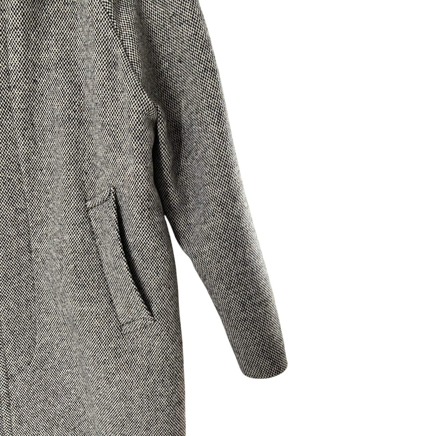 Sandro Black and White Coat