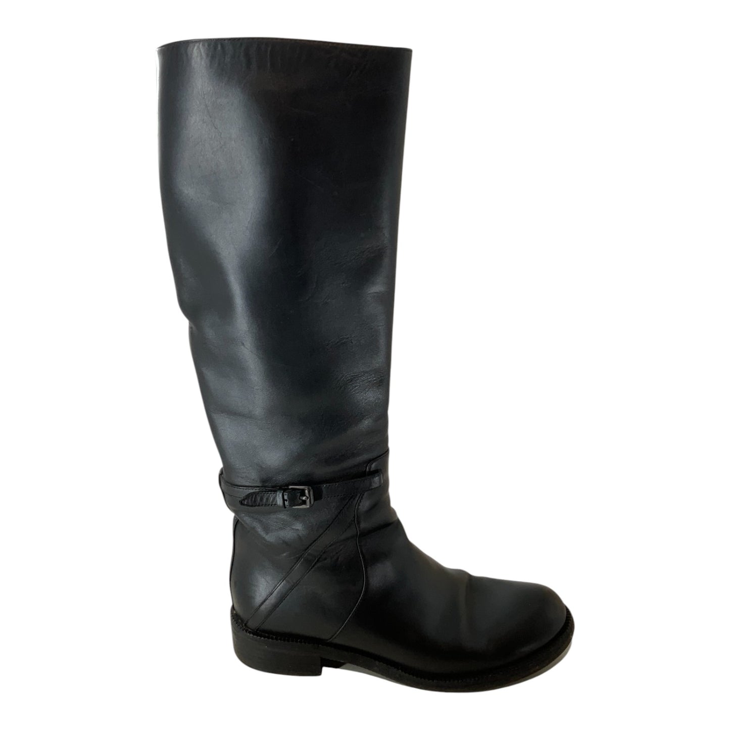 Bottega Veneta Black Leather Boots