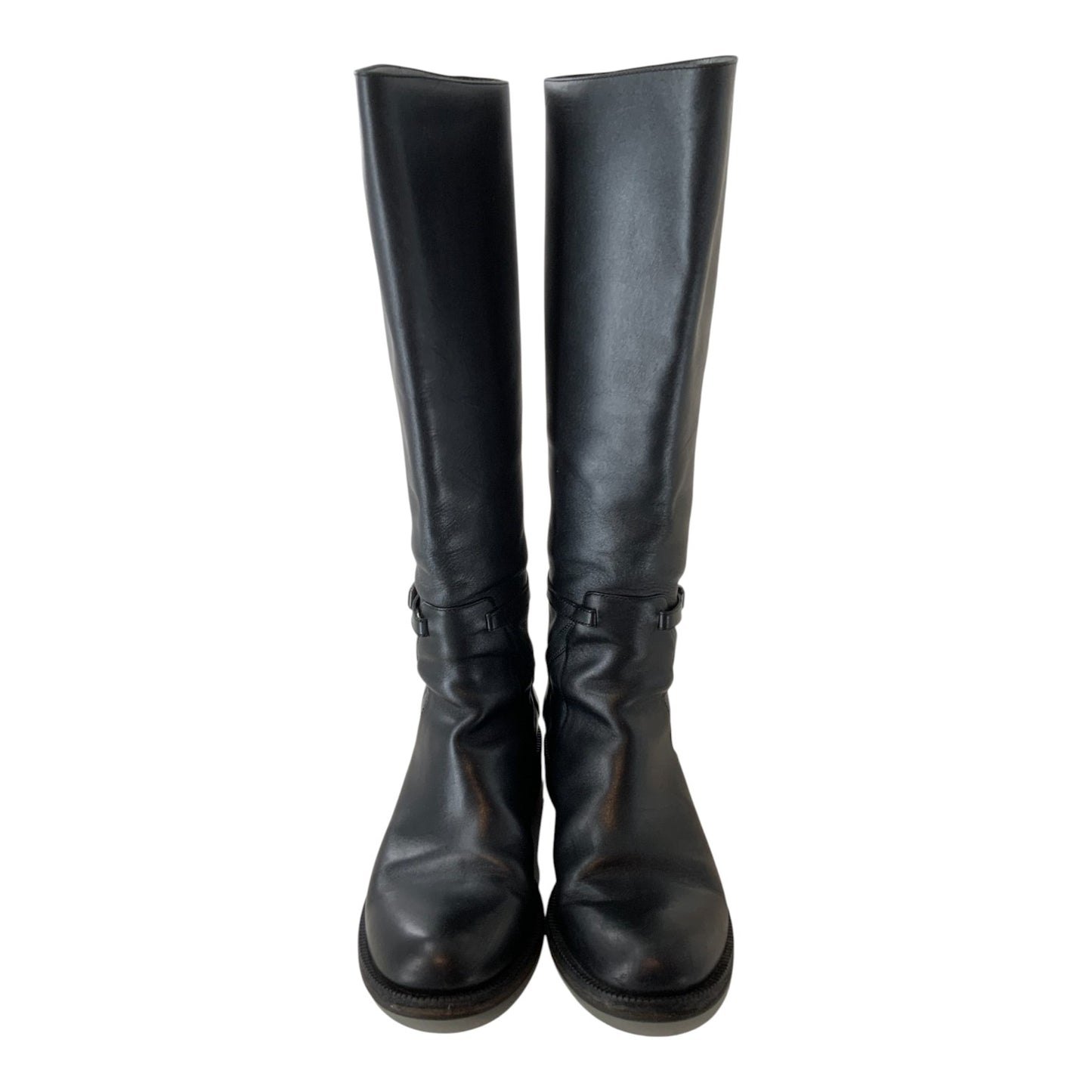 Bottega Veneta Black Leather Boots