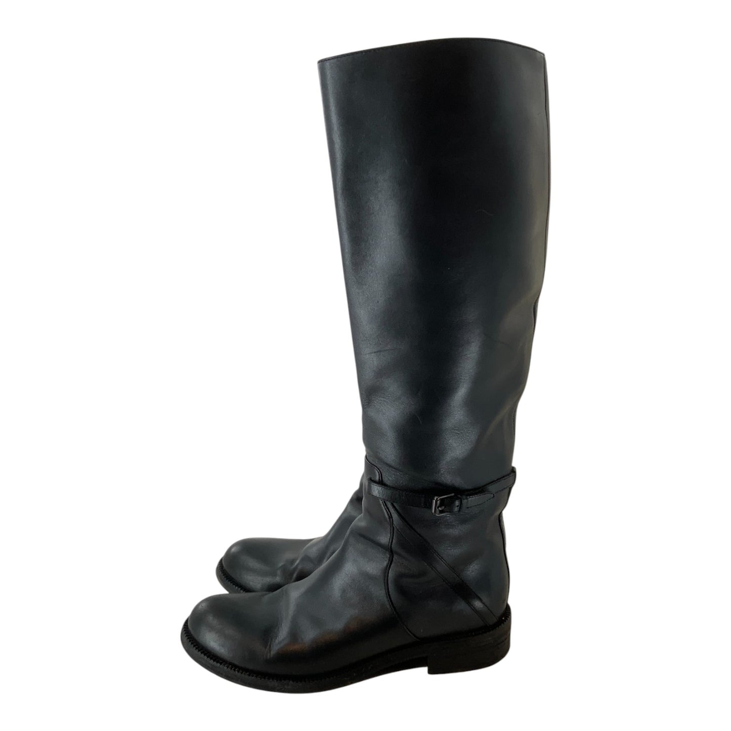 Bottega Veneta Black Leather Boots