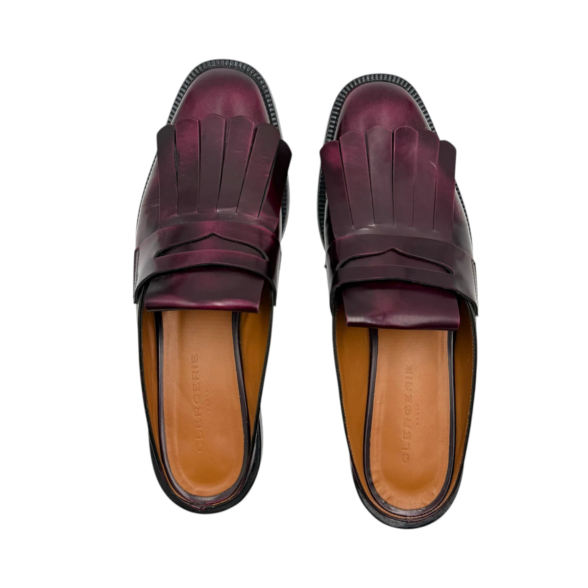 Clergerie Yumi Fringed Loafer Mules