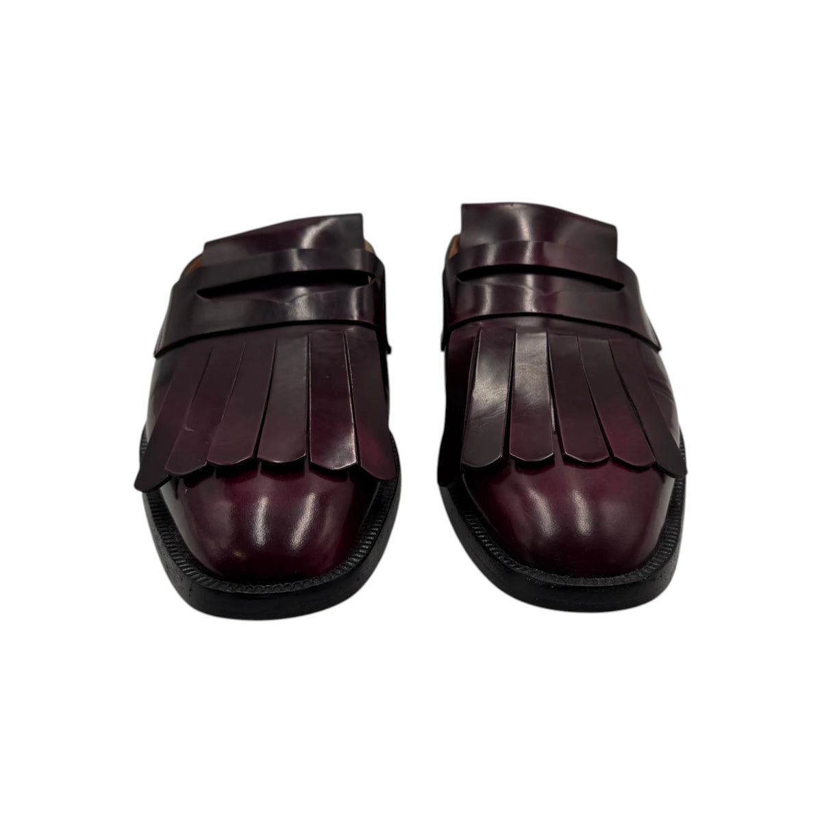 Clergerie Yumi Fringed Loafer Mules