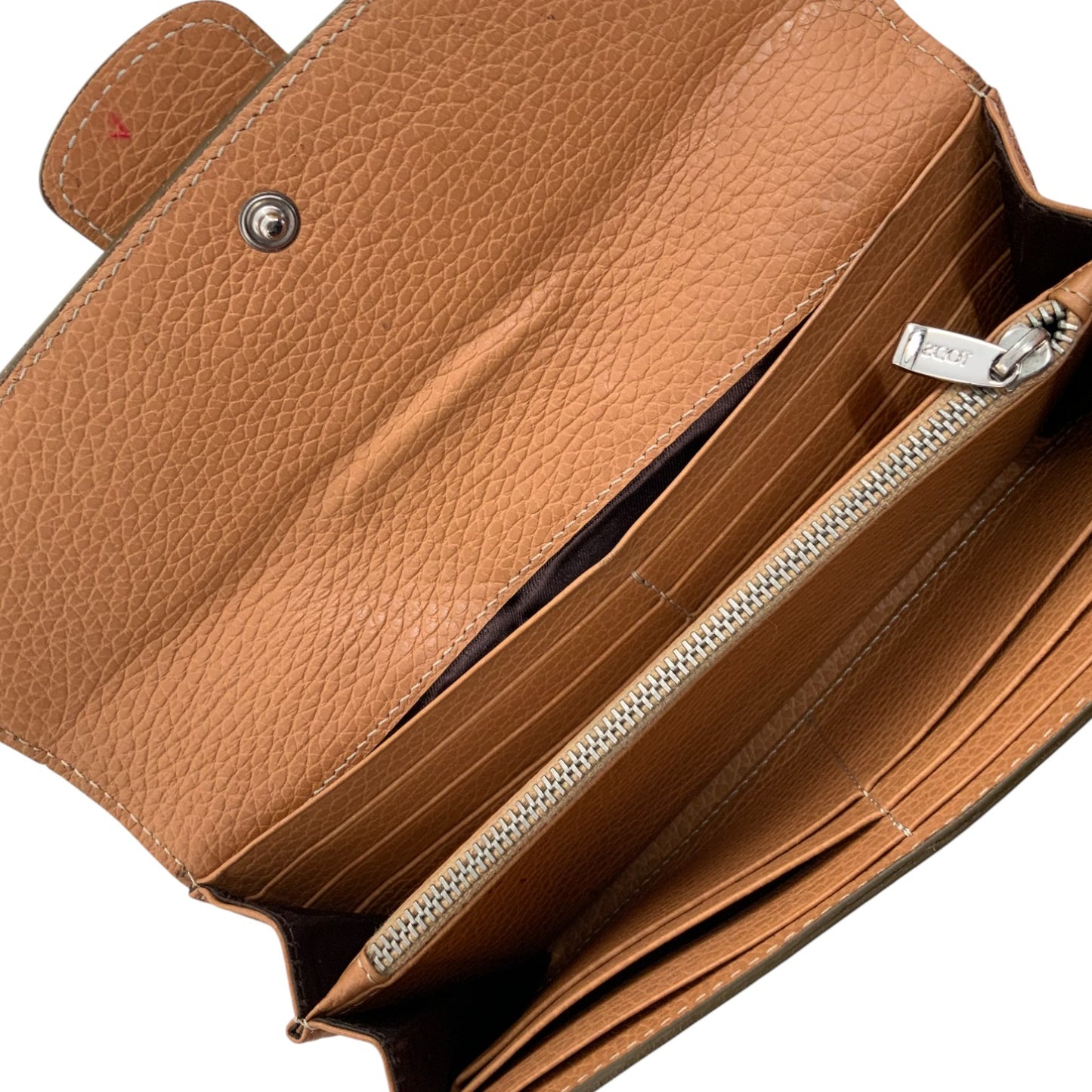 TOD's Caramel Colored Wallet Clutch