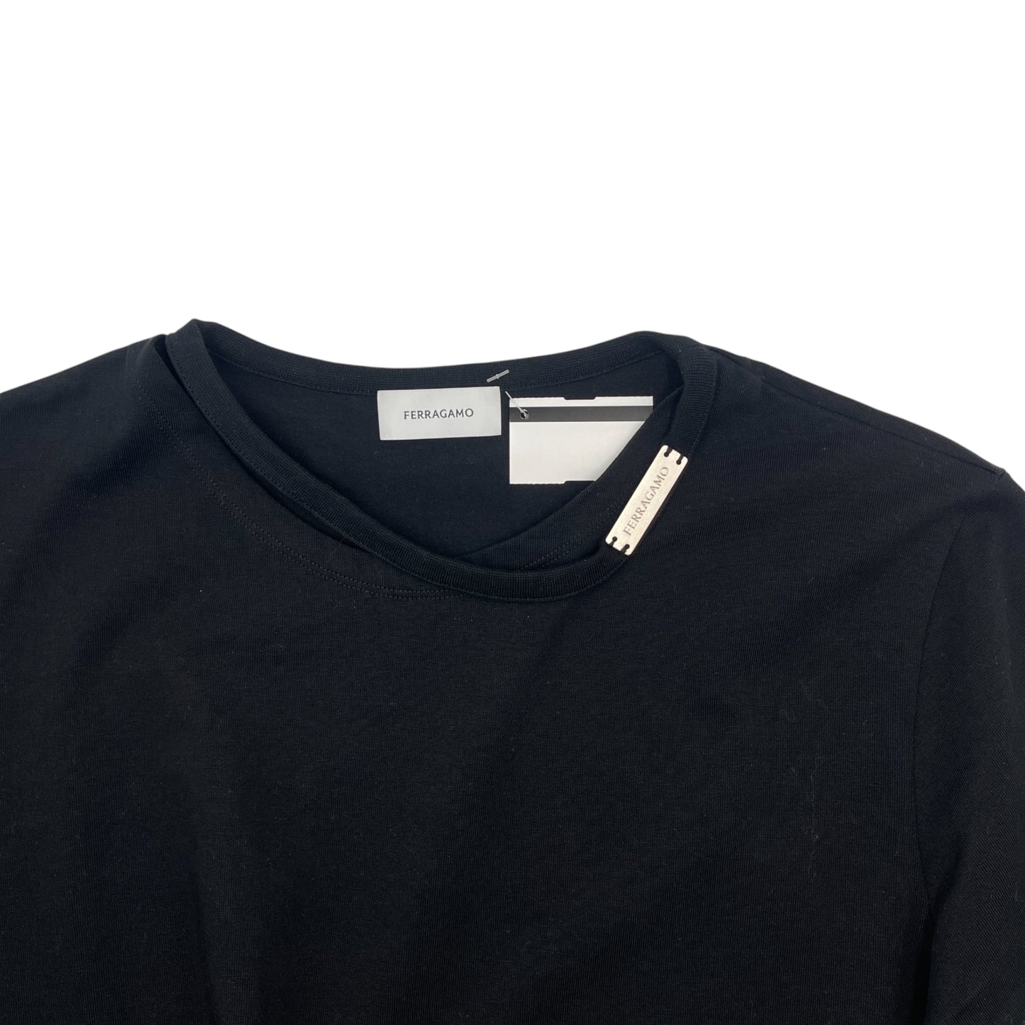 Ferragamo Cotton Black T-Shirt