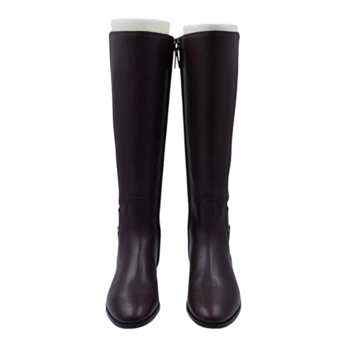 Tory Burch Wyatt 2 Brown Leather Riding Boots