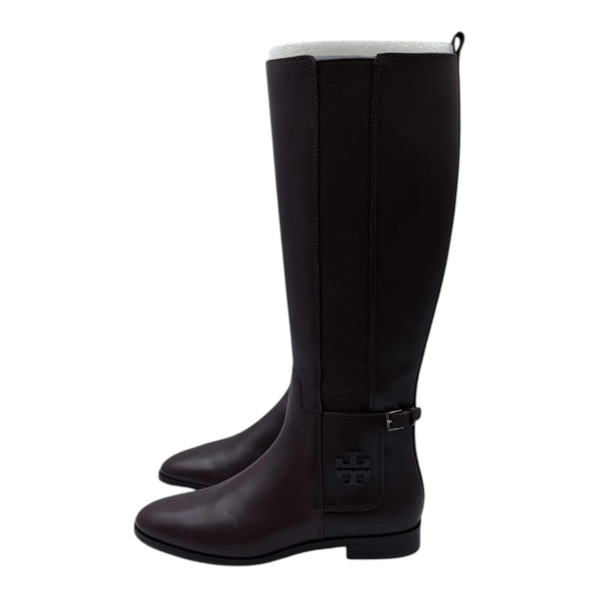 Tory Burch Wyatt 2 Brown Leather Riding Boots