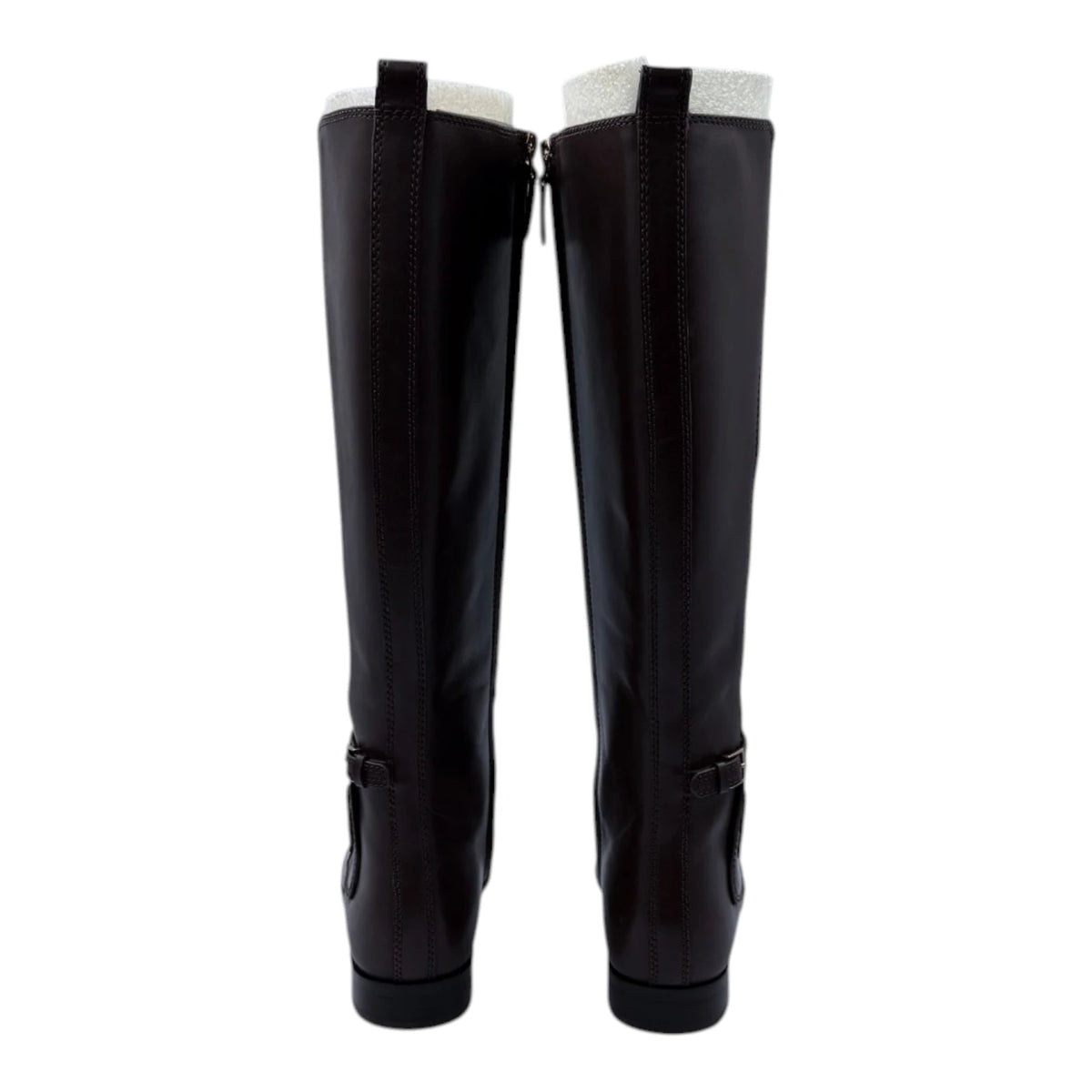 Tory Burch Wyatt 2 Brown Leather Riding Boots