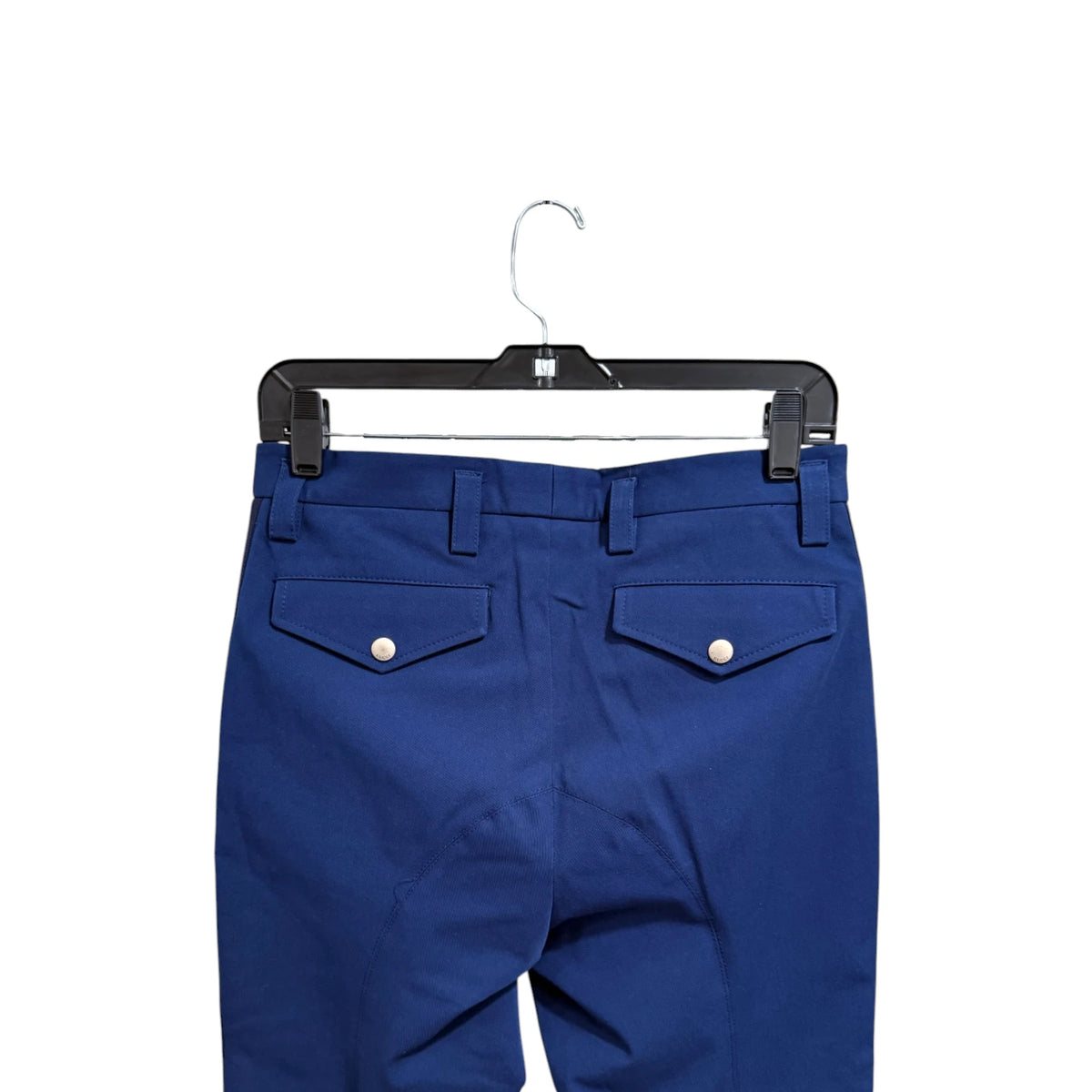 Gucci Gabardine Striped Web Riding Trousers