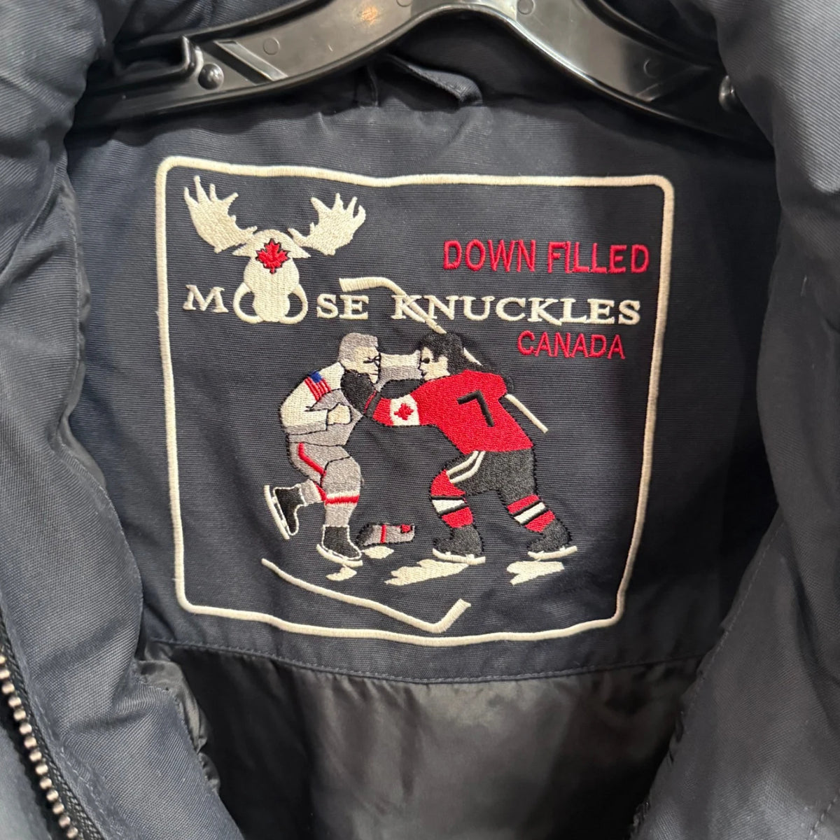 Moose Knuckles Down Fur Trimmed Parka Coat