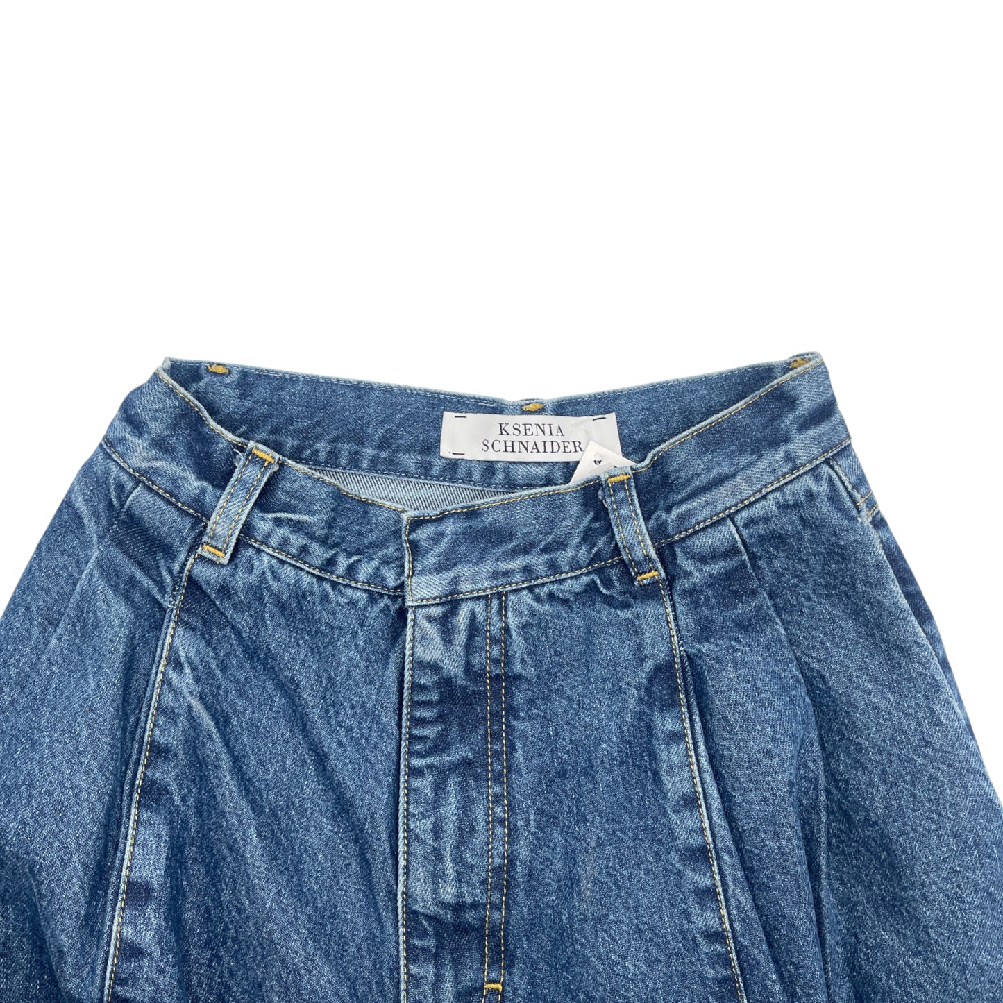 Ksenia Schnaider Cut-Out Knee Jeans