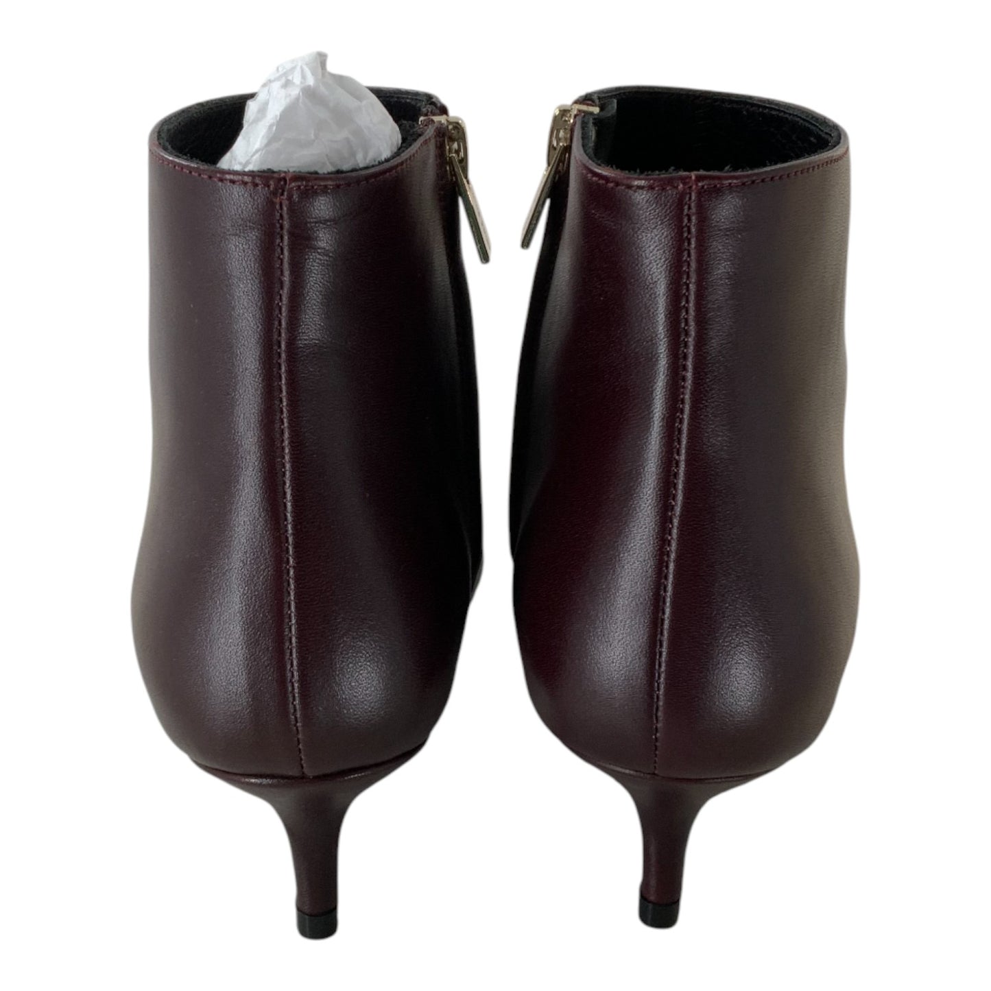 Anine Bing Burgundy Kitten Heel Boots