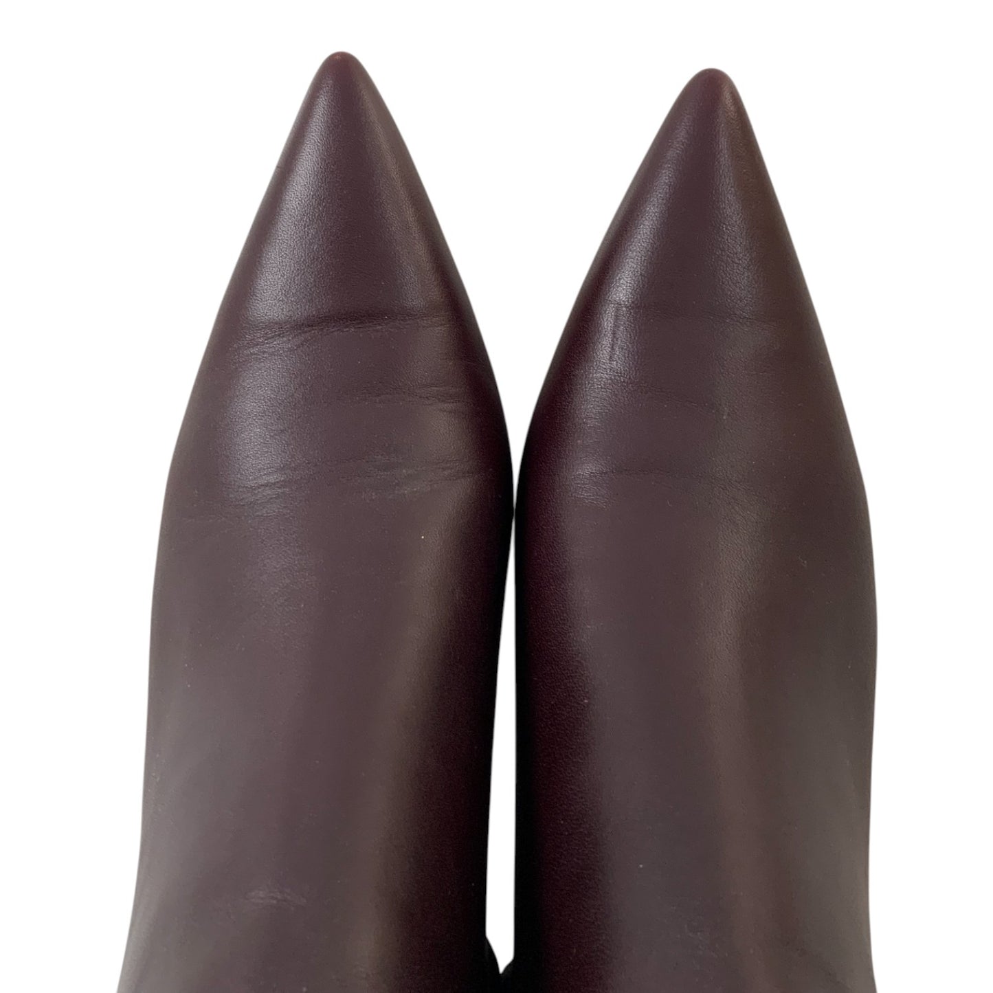 Anine Bing Burgundy Kitten Heel Boots