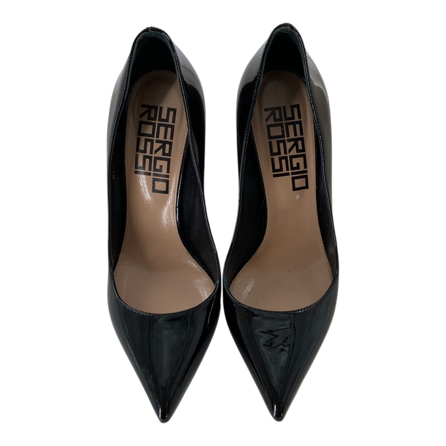 Sergio Rossi Black Pointed Toe Pumps