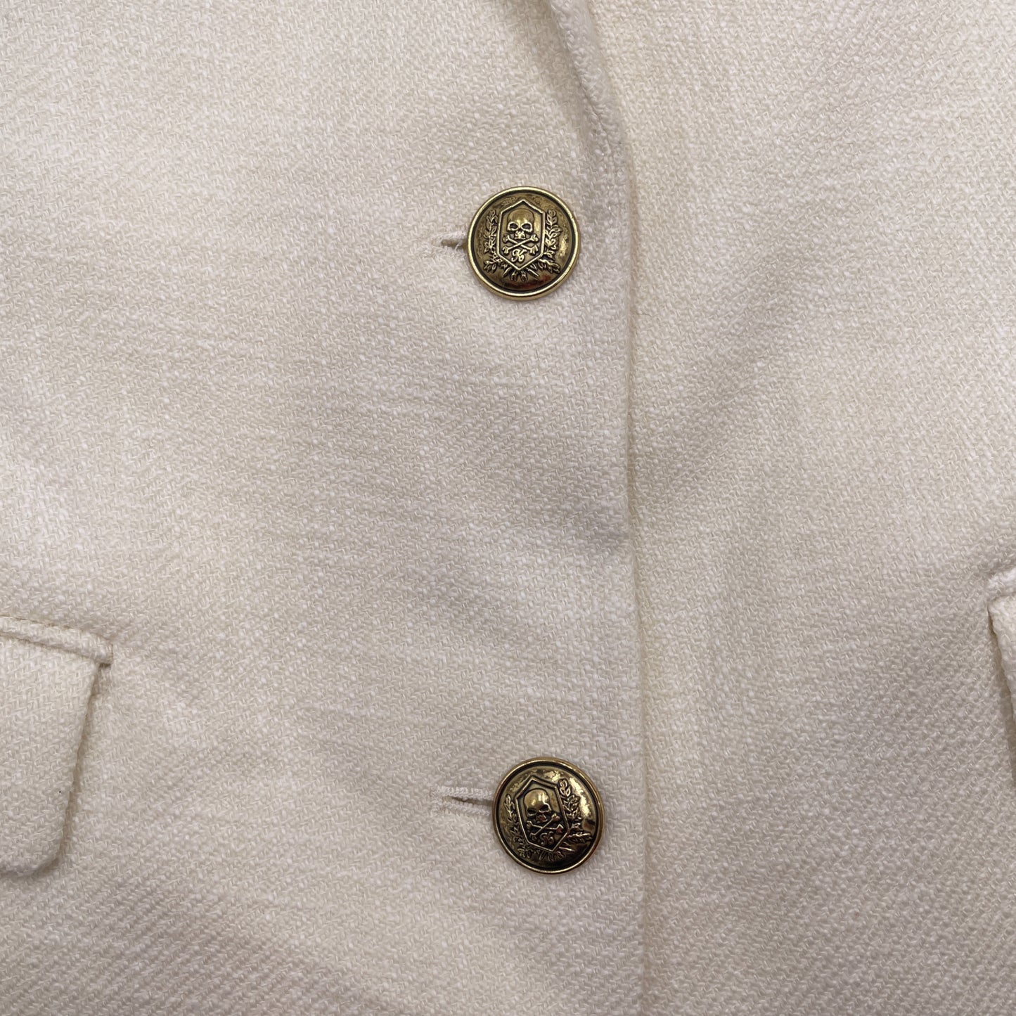 The Kooples Ivory Wool Blazer