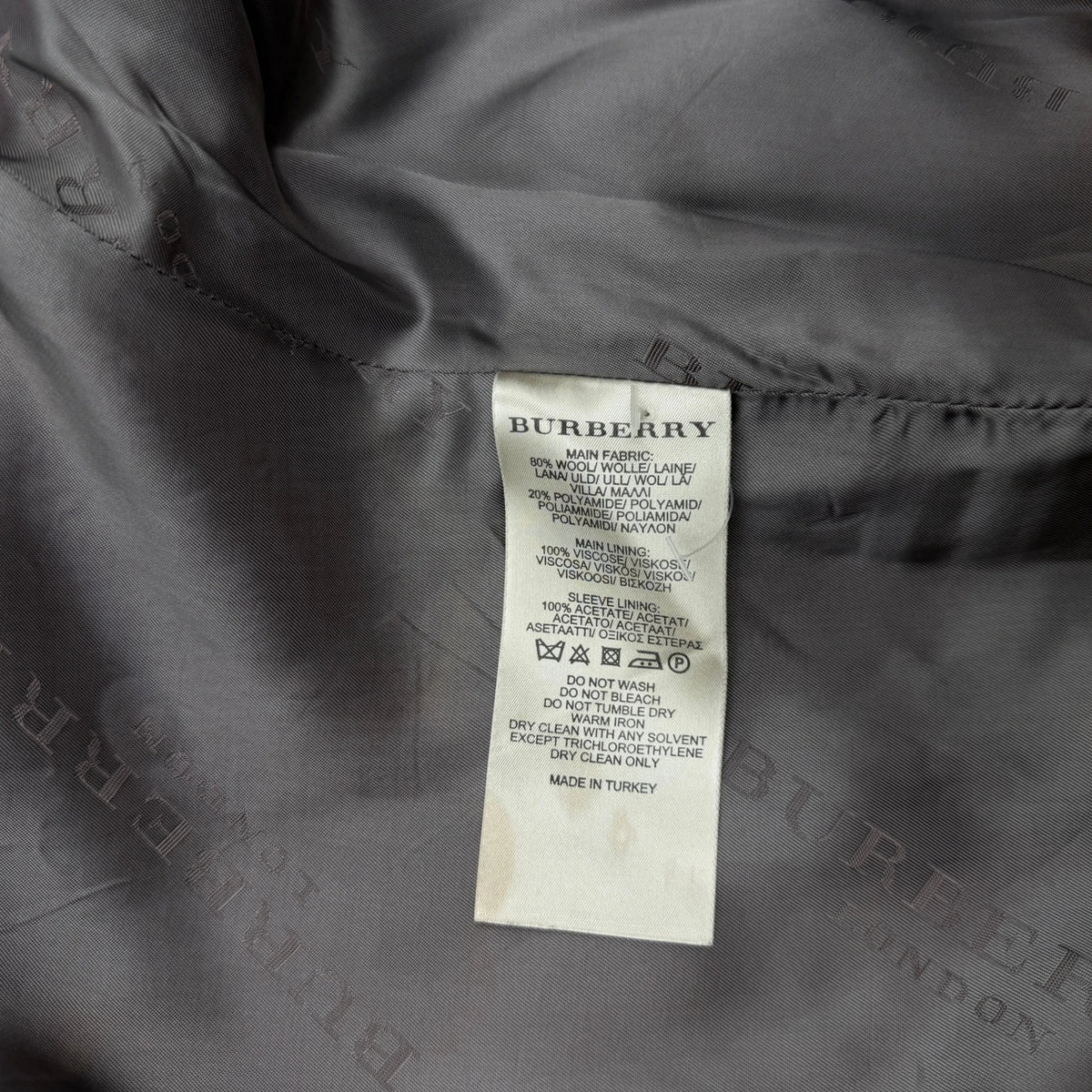 Burberry Wool Pea Coat