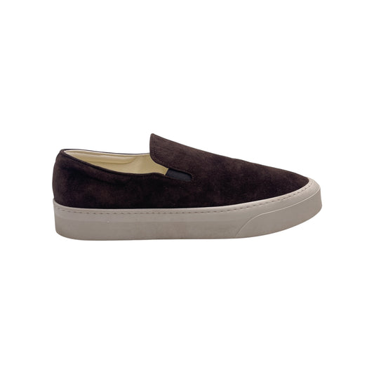 The Row Marie H Brown Suede Snkr