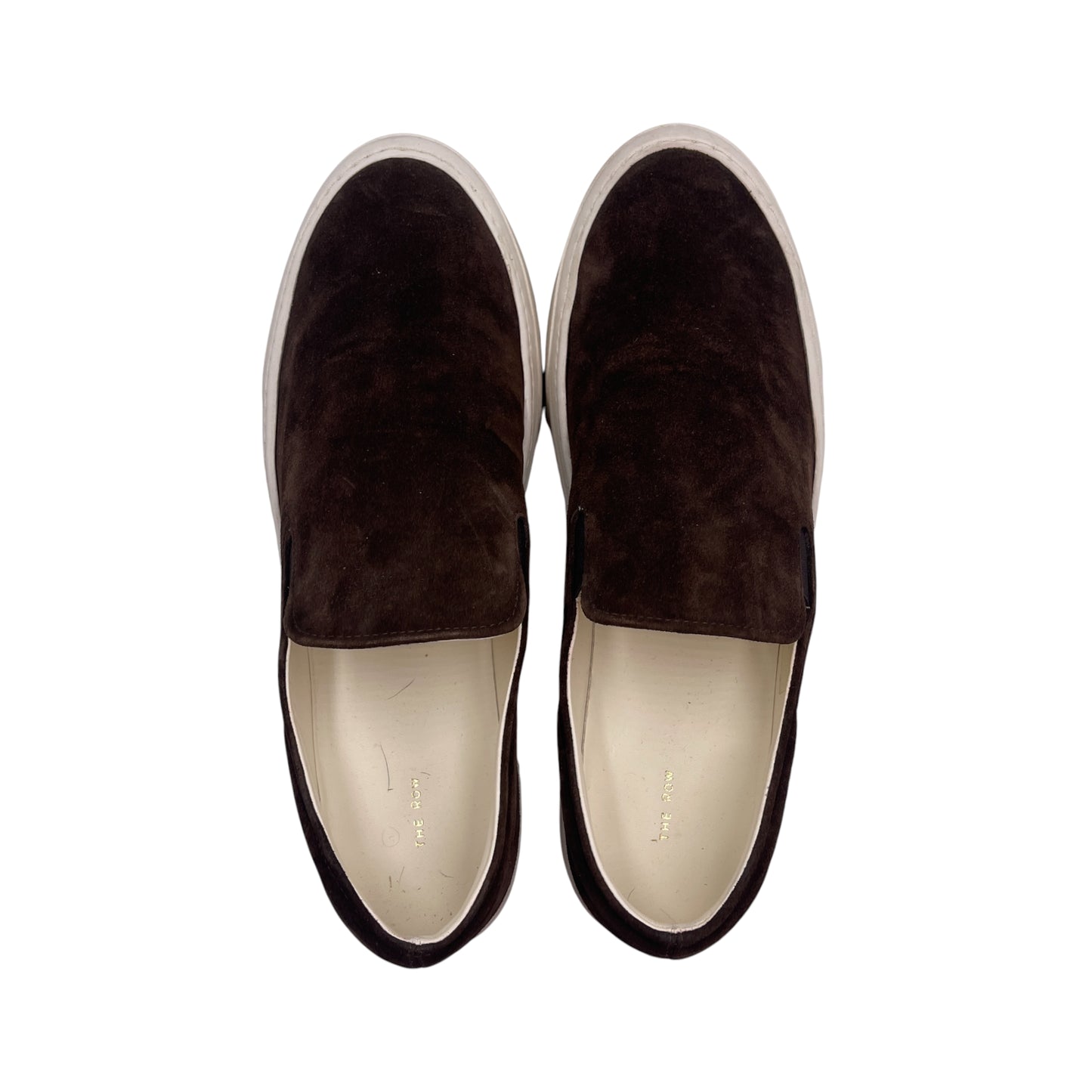 The Row Marie H Brown Suede Snkr