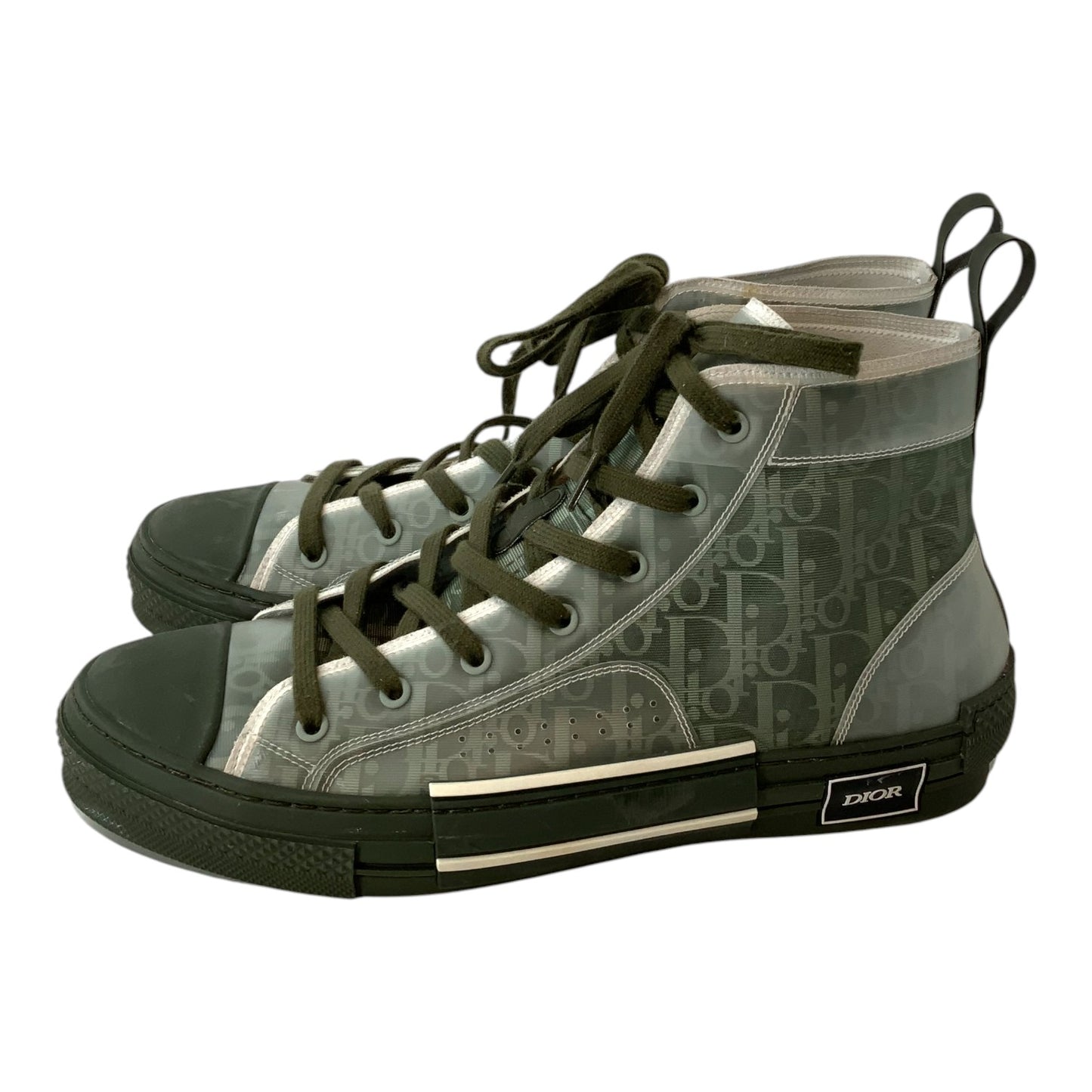 Dior B23 Oblique Canvas High-Top Sneakers