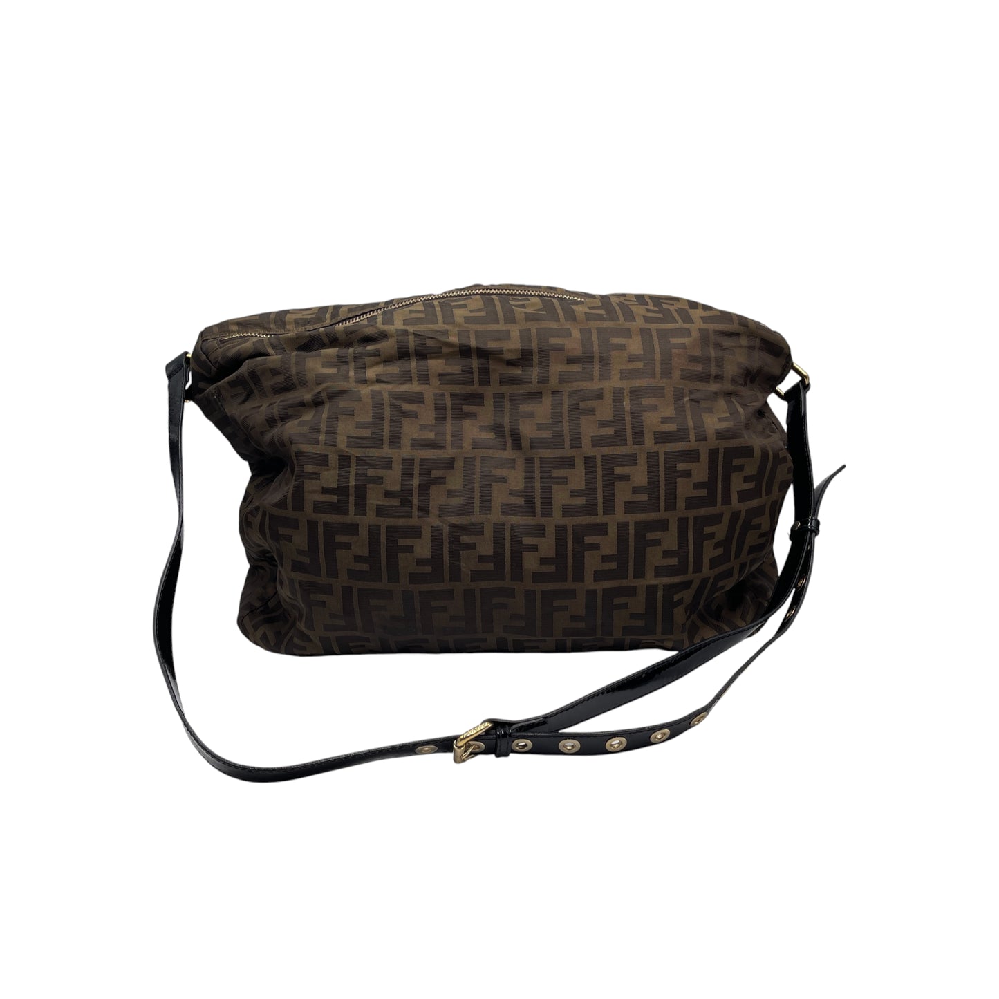 Fendi Zucca Canvas Shoulder Bag
