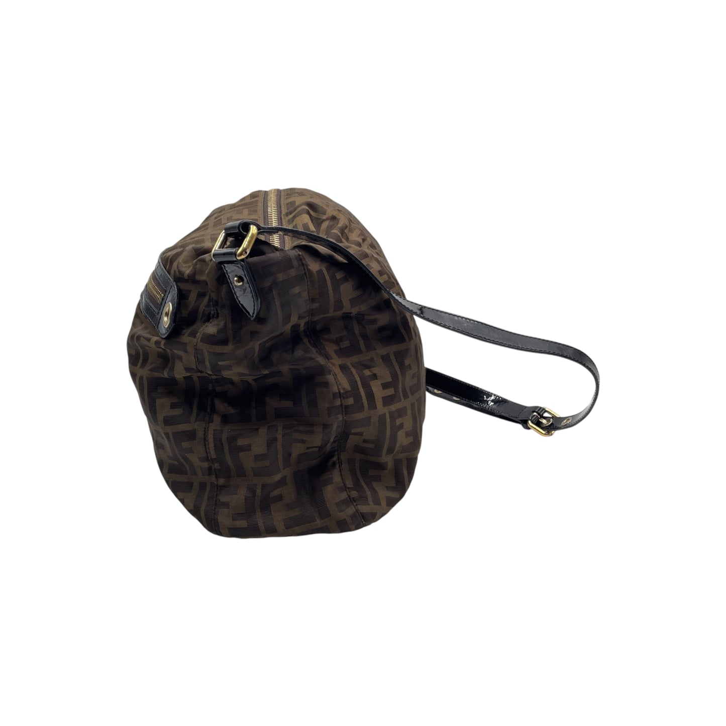 Fendi Zucca Canvas Shoulder Bag