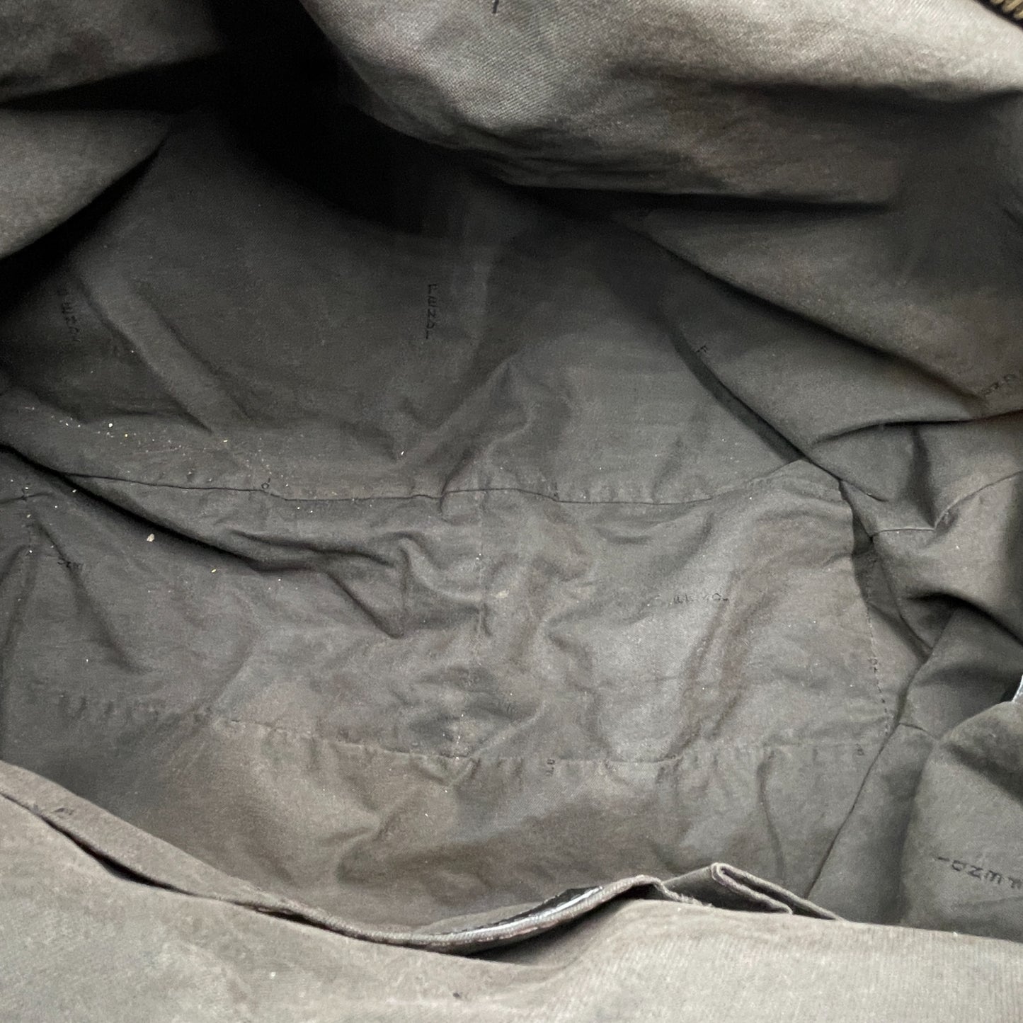 Fendi Zucca Canvas Shoulder Bag