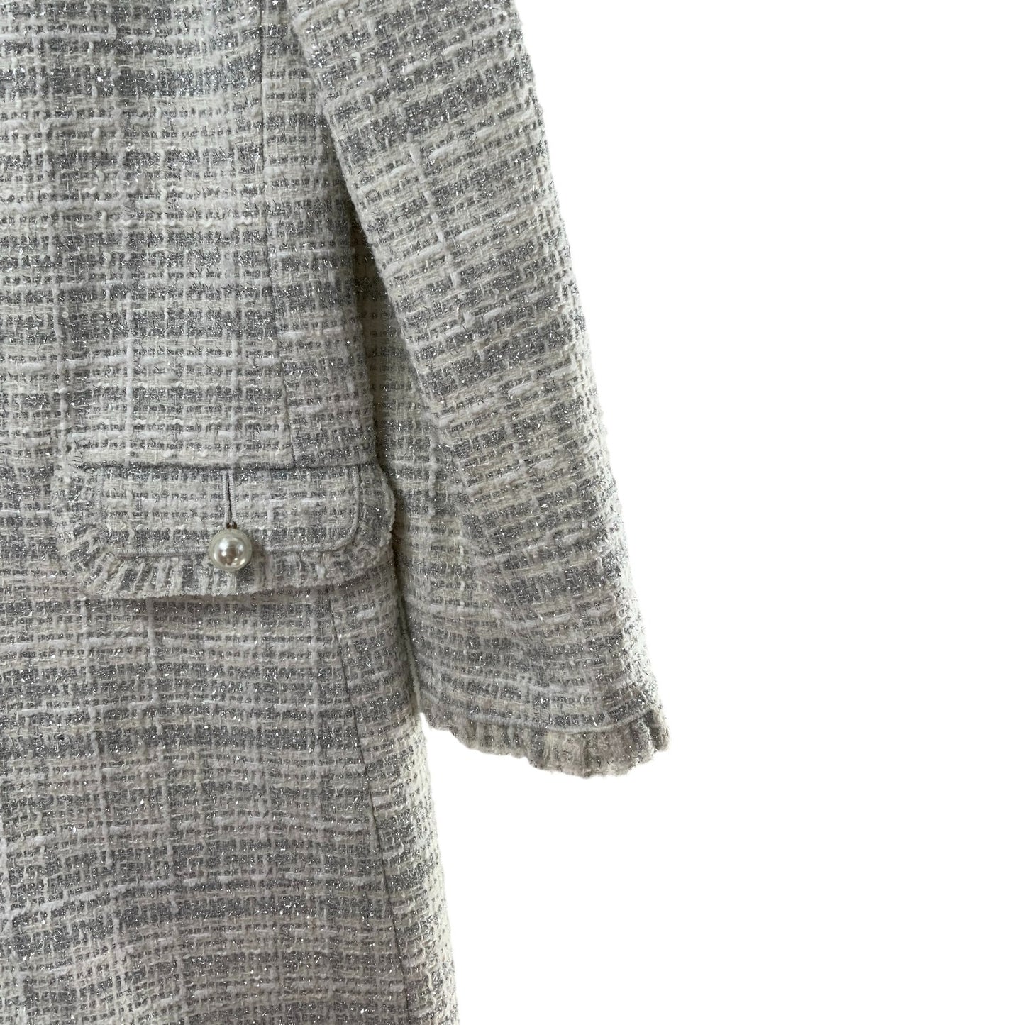 Kate Spade Star Bright Sparkle Tweed Coat