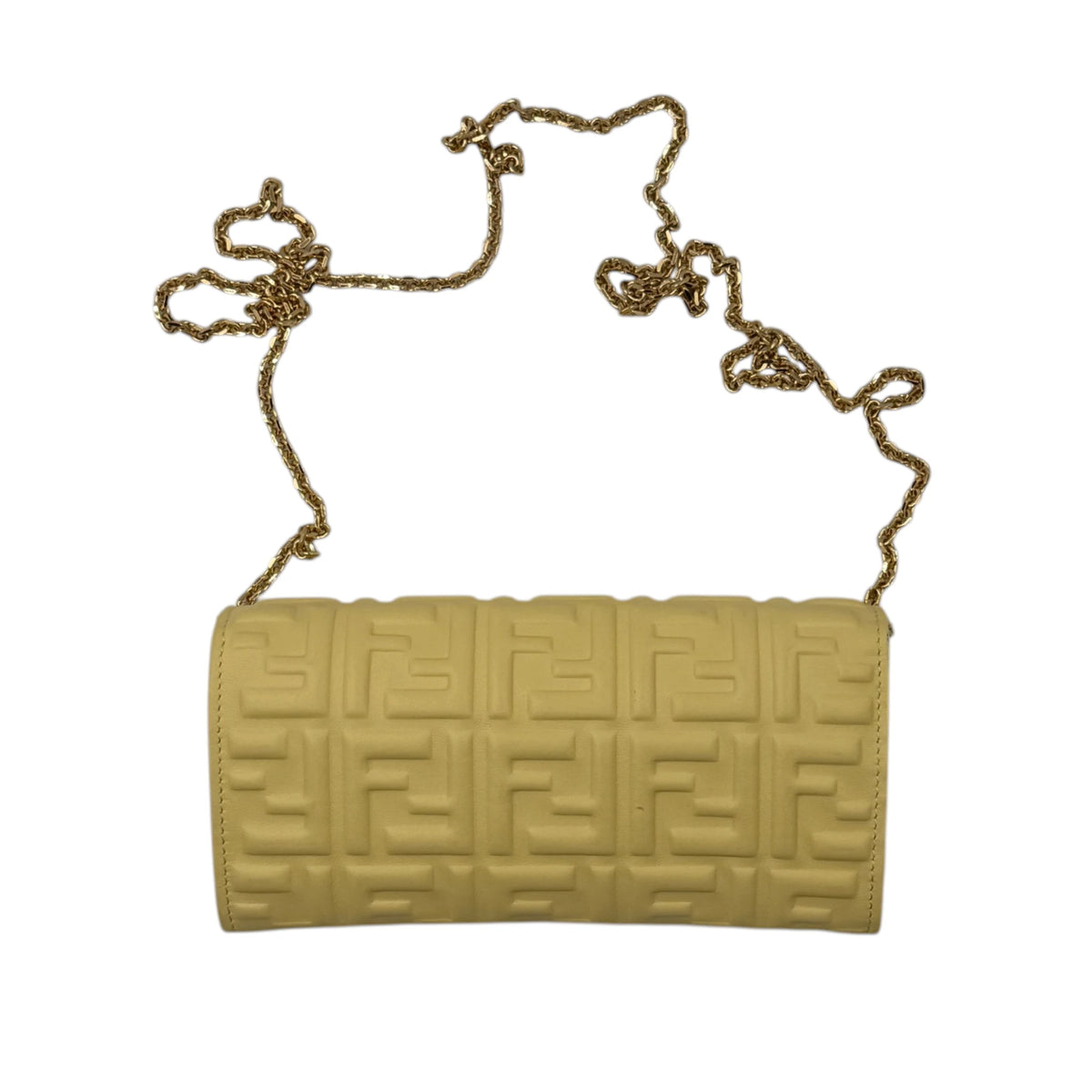 Fendi Baguette Continental Chain Wallet