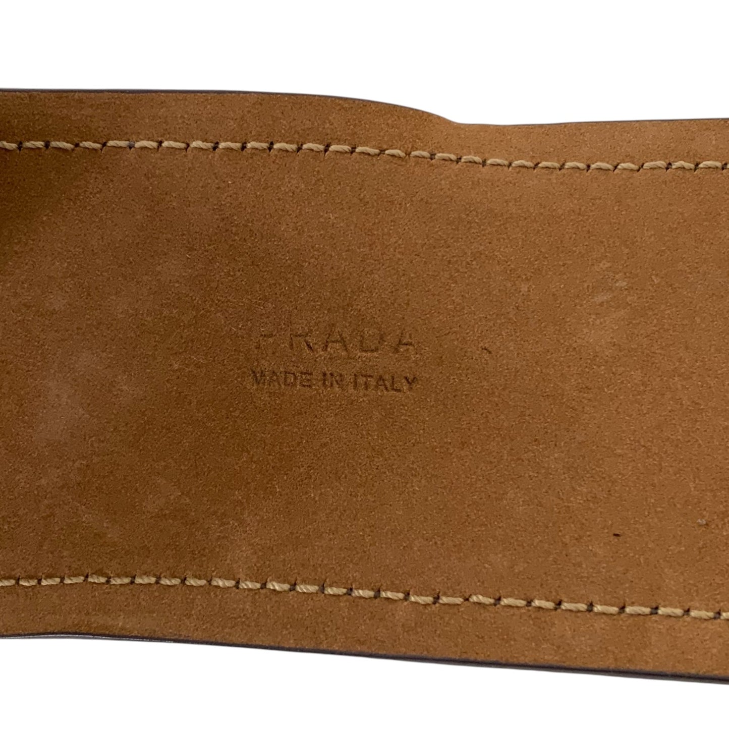 Prada Brown/Taupe Belt