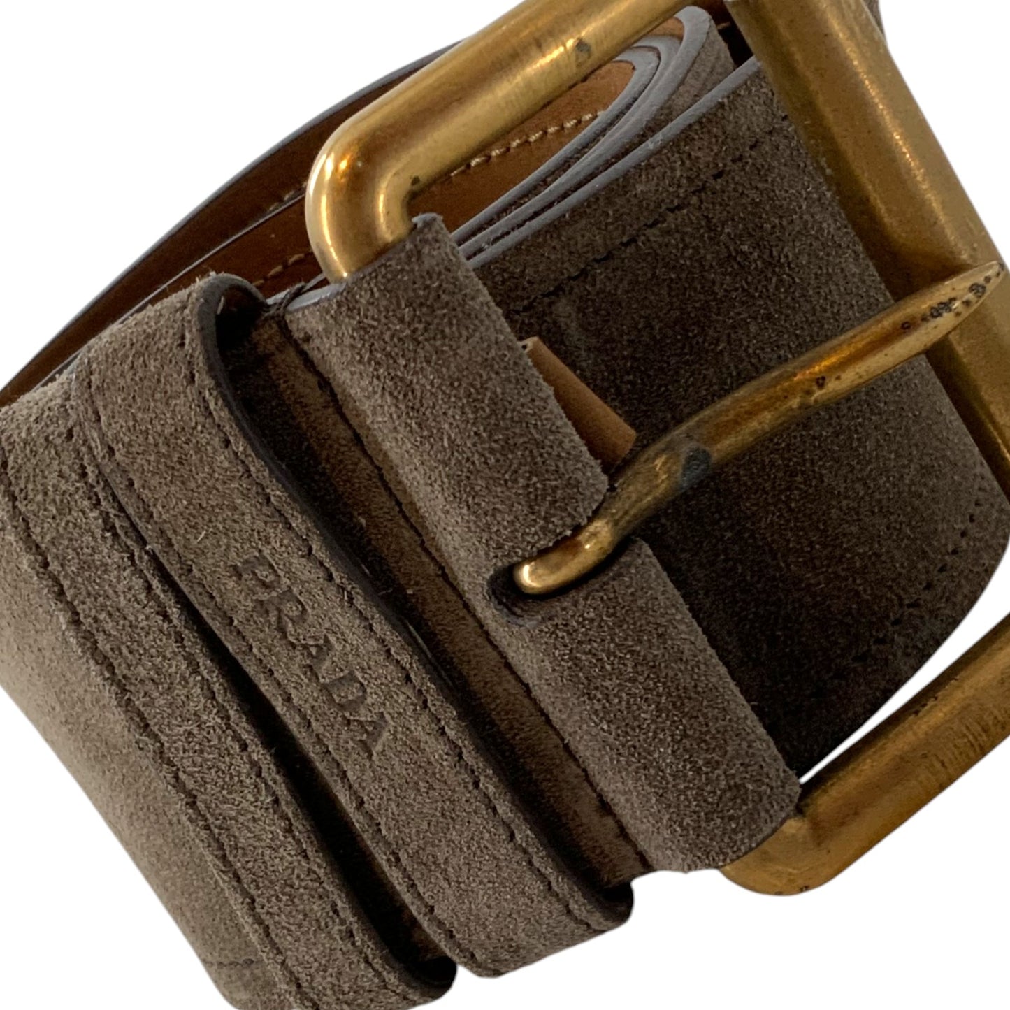 Prada Brown/Taupe Belt