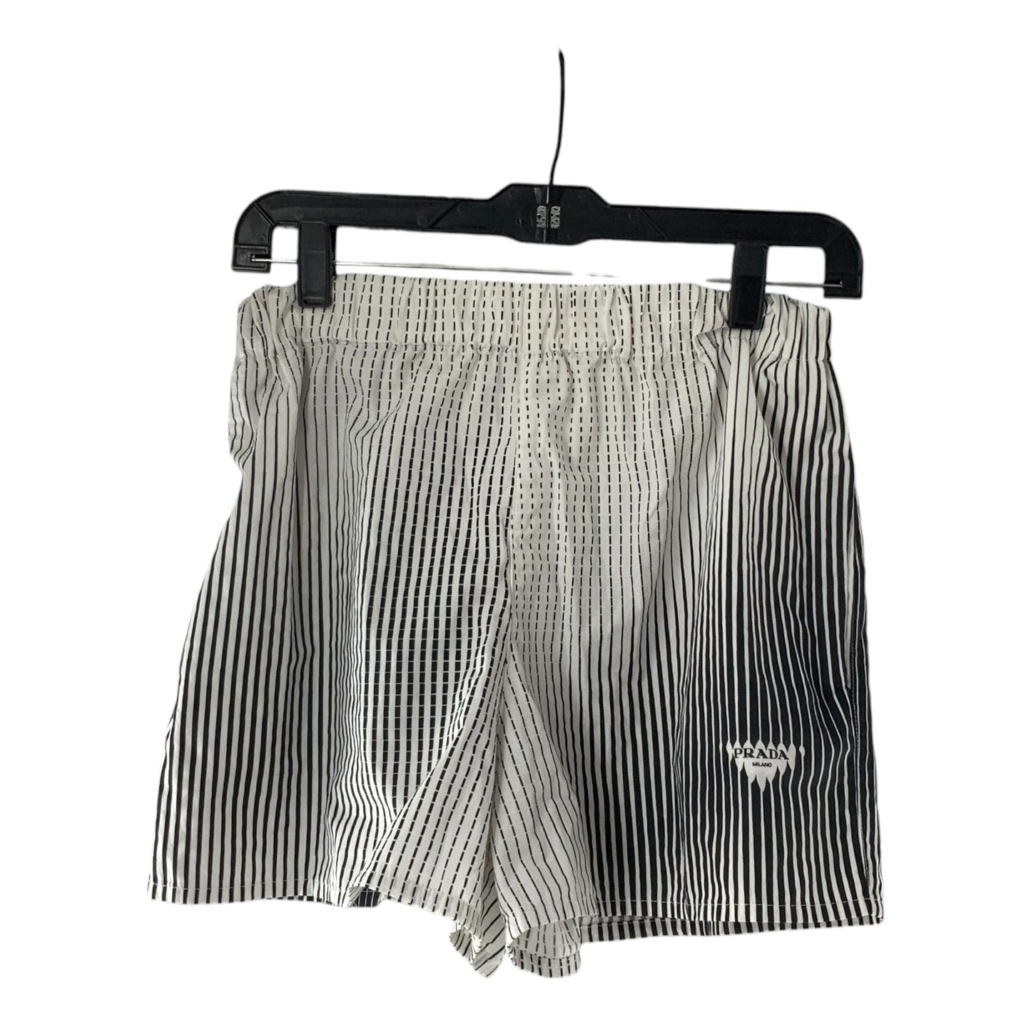 Prada Black and White Flowy Shorts