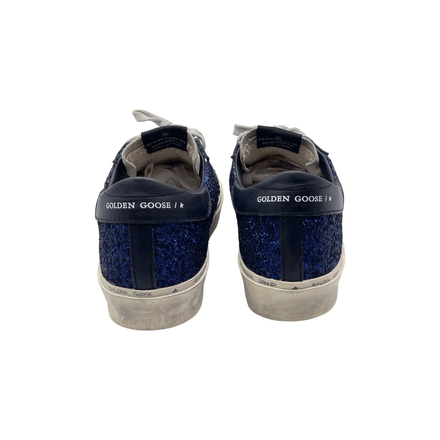 Golden Goose Hi Star Blue Glitter Snkr