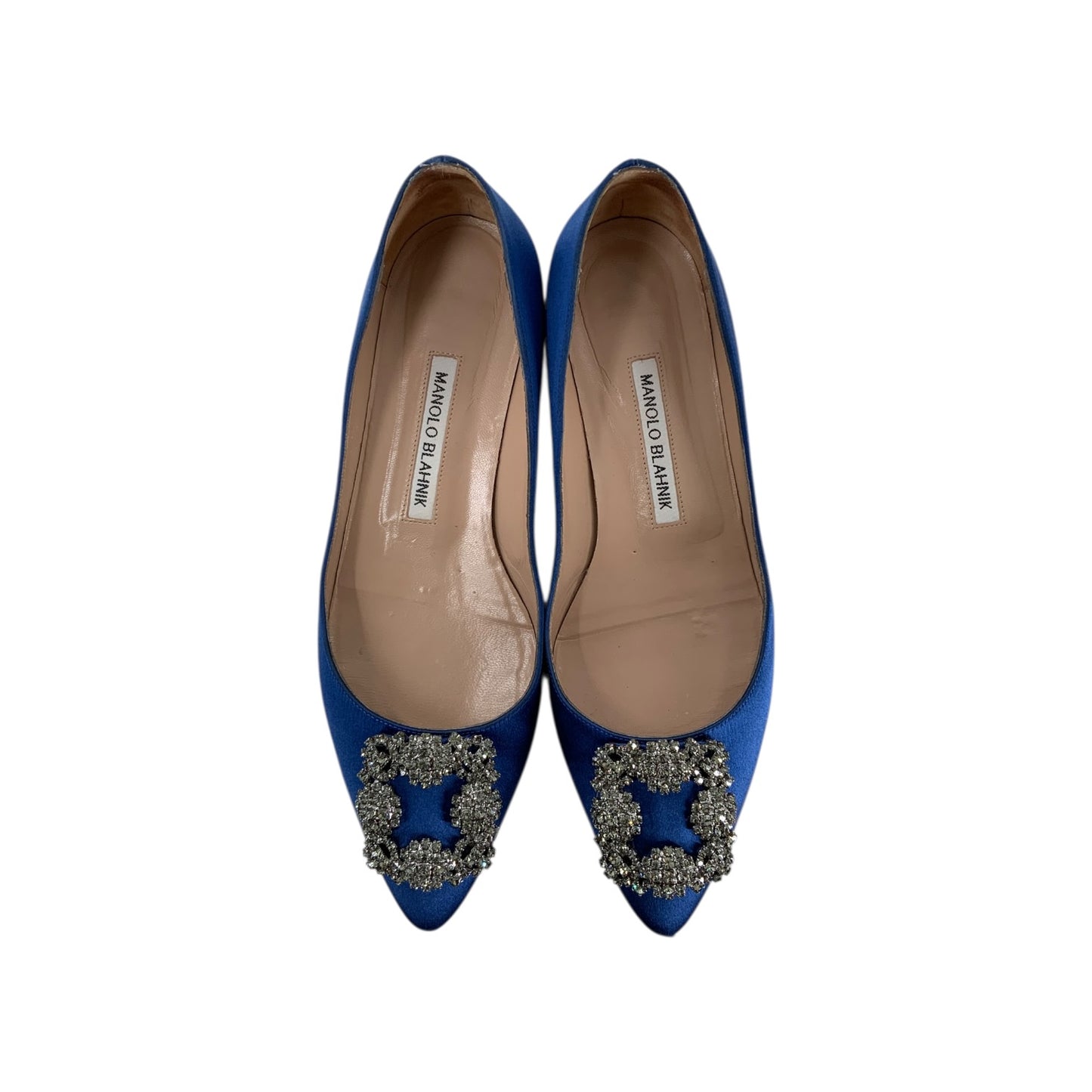 Manolo Blahnik Hangisi Fabric Flats