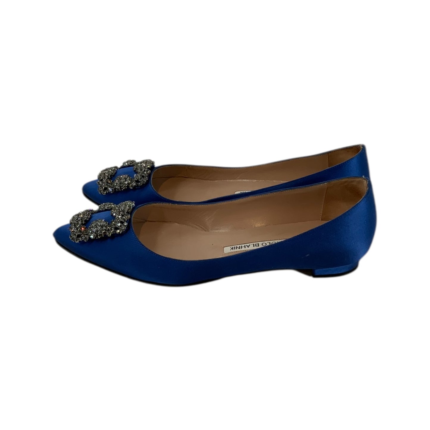 Manolo Blahnik Hangisi Fabric Flats