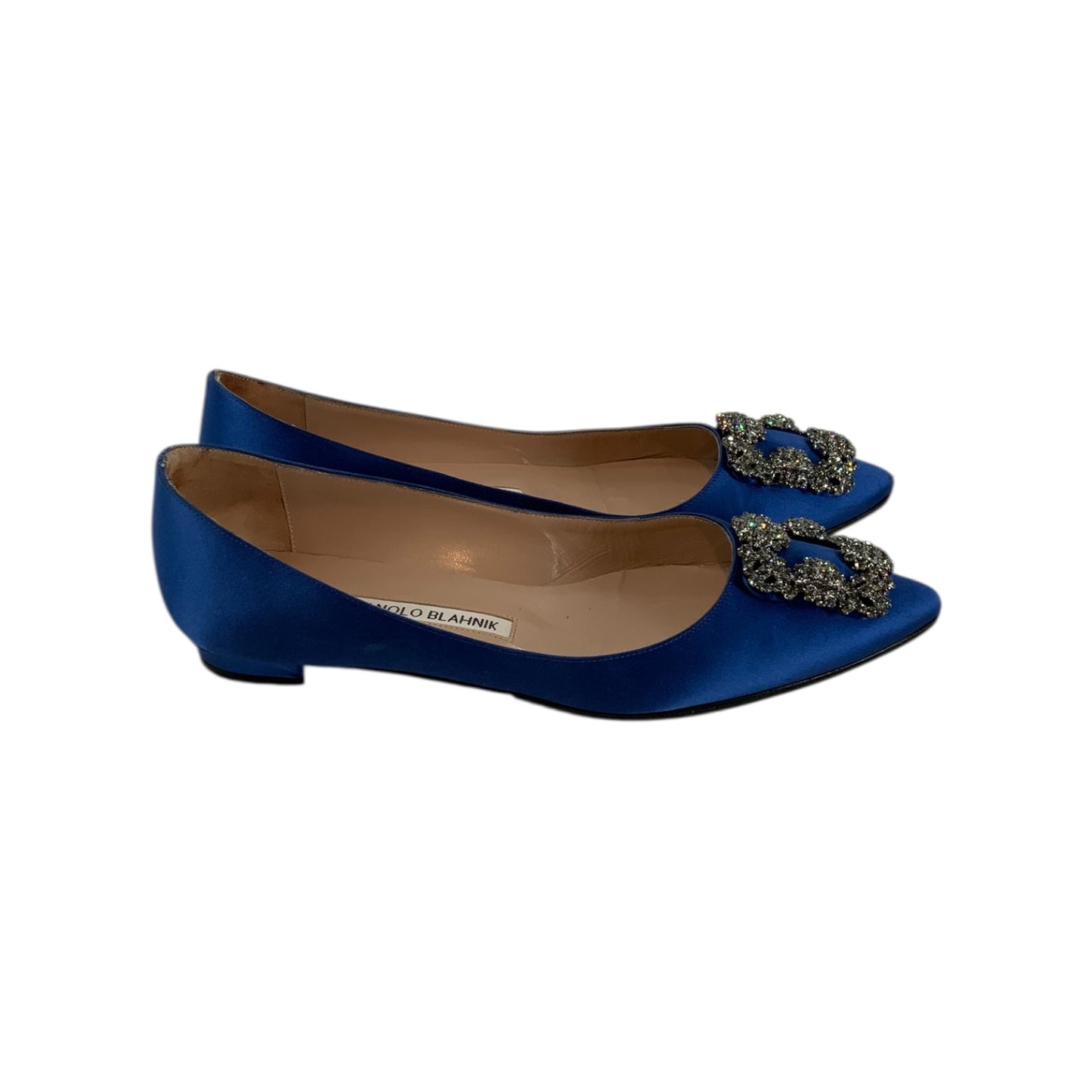Manolo Blahnik Hangisi Fabric Flats